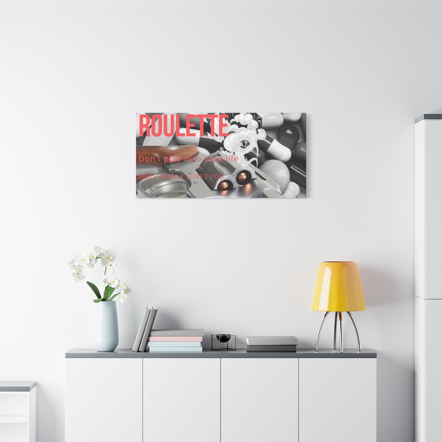 Bold Message Canvas Art, Wall Decor for Awareness, Mental Health Awareness, Home Office Decor, Unique Gift Idea