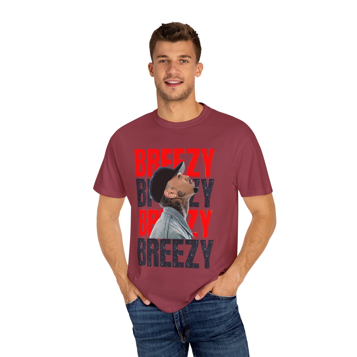 Trendy Unisex Graphic T-Shirt Inspired by Breezy Vibes, Perfect for Casual Wear, Street Fashion, Music Lovers, Gifts
