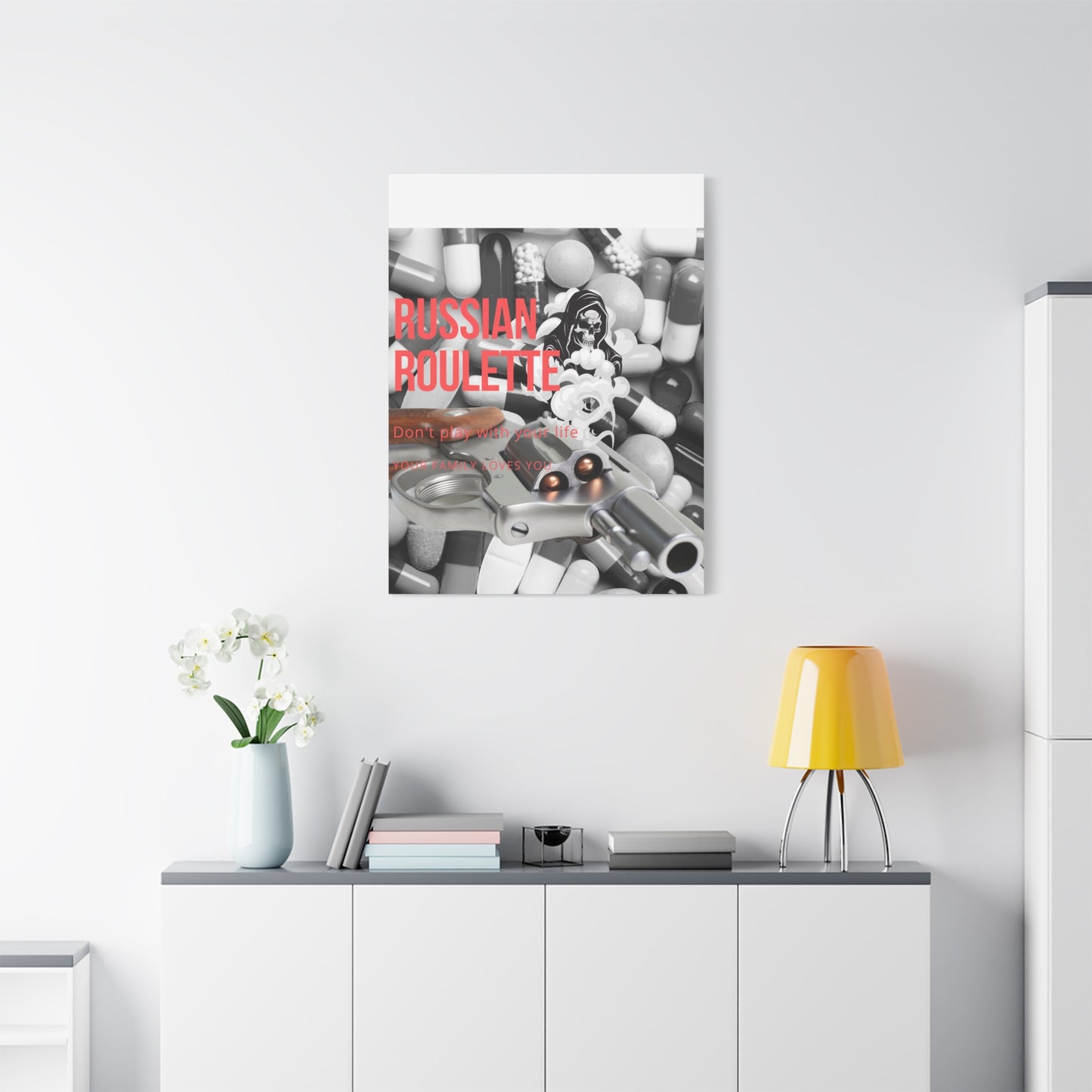 Bold Message Canvas Art, Wall Decor for Awareness, Mental Health Awareness, Home Office Decor, Unique Gift Idea