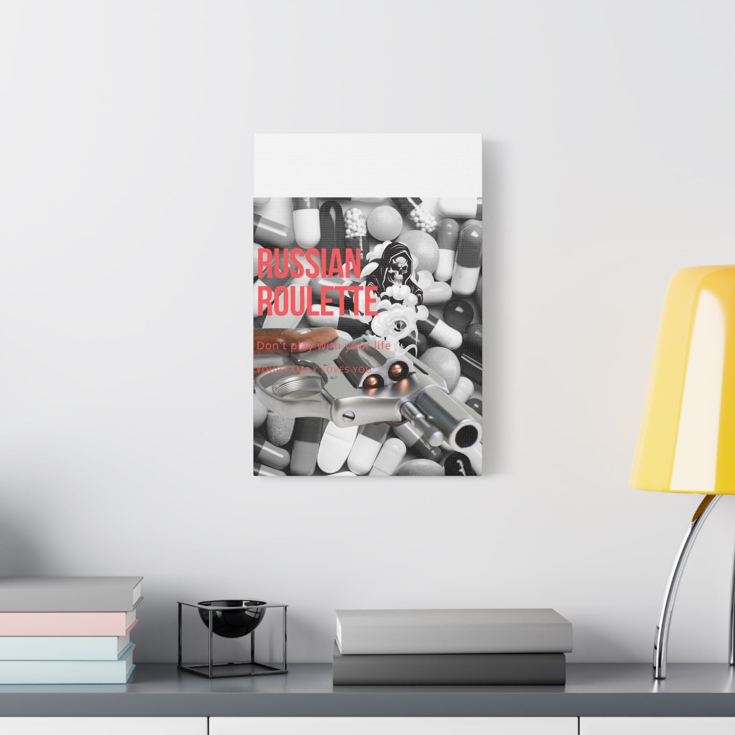 Bold Message Canvas Art, Wall Decor for Awareness, Mental Health Awareness, Home Office Decor, Unique Gift Idea