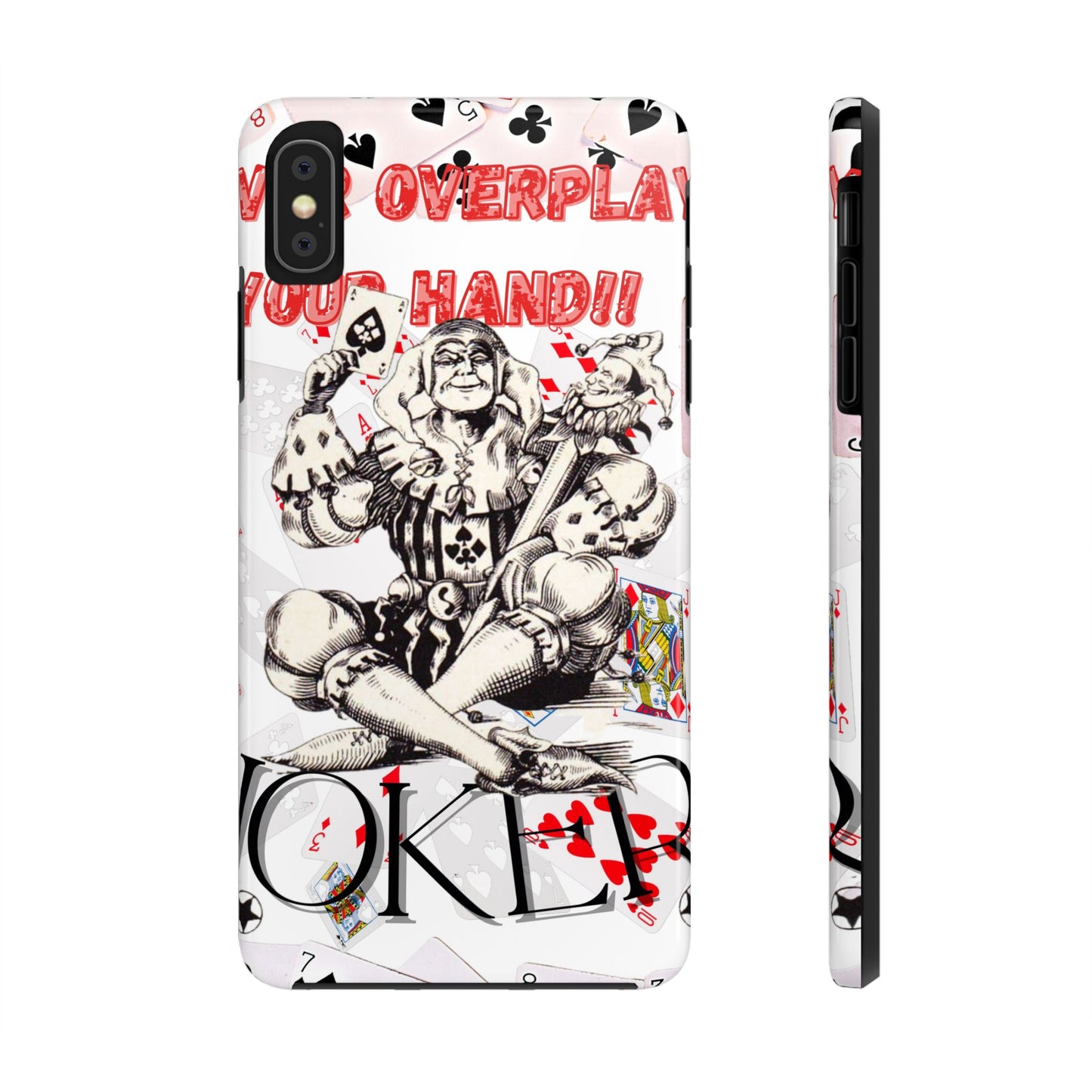 Bold Joker Phone Case - Unique Tough Cover for Gamers, Stylish Protection, Gift for Card Players, Fun Design for Phone Lovers