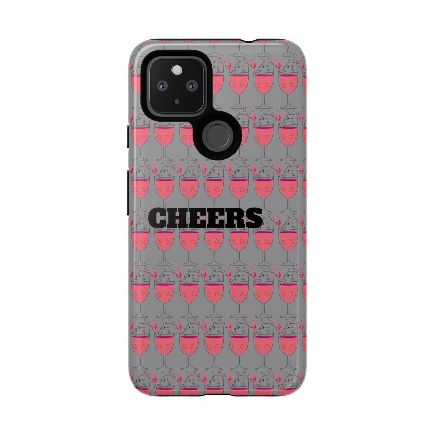 Cheers Phone Case, Fun Protective Case for Party Lovers, Gift for Birthdays, Anniversaries, Graduation, Custom Phone Cover