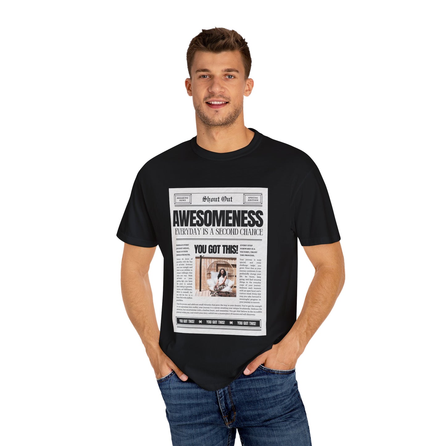 Motivational T-Shirt, Graphic Tee, Positive Vibes Shirt, Gifts for Friends, Everyday Wear, Encouragement Apparel