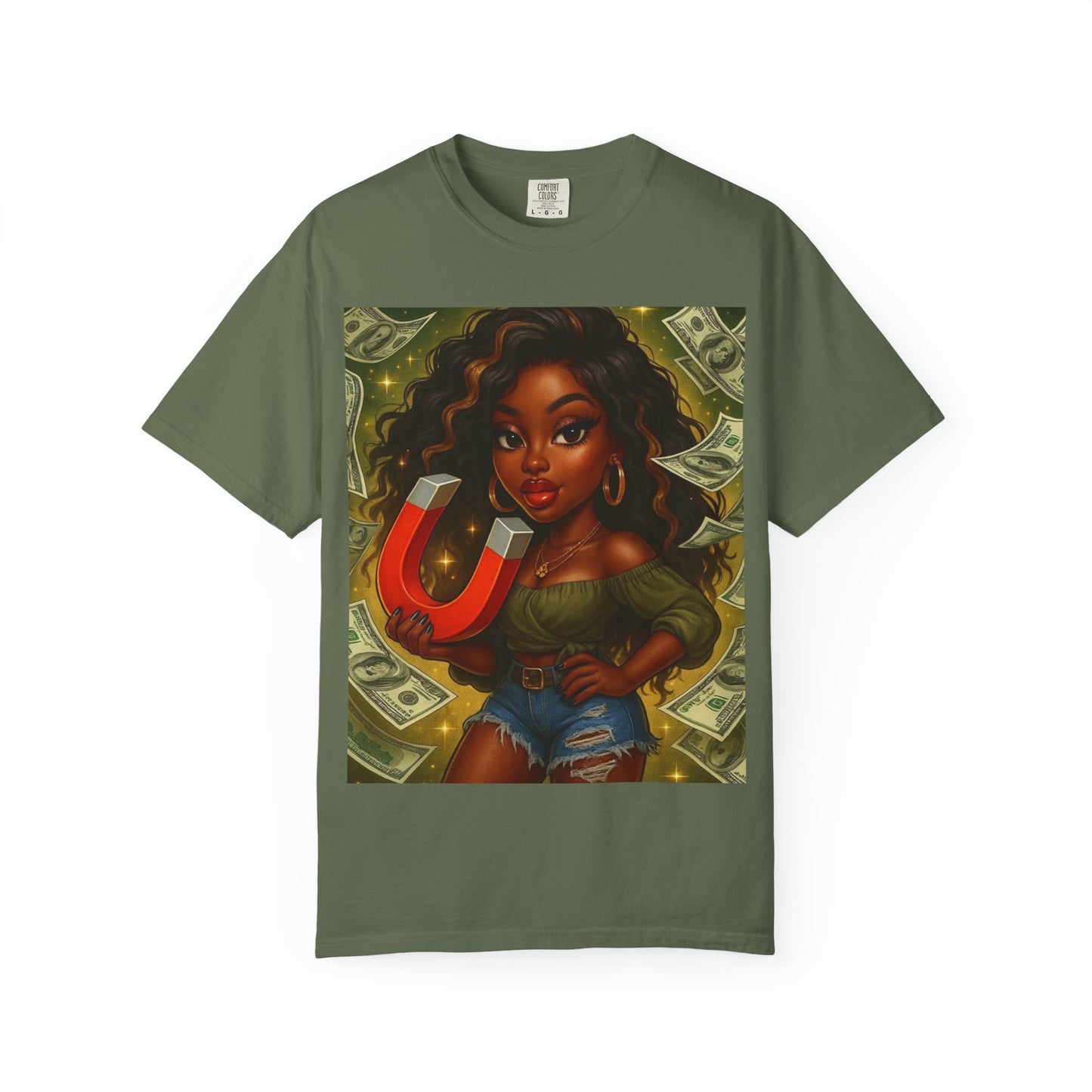 Magnet Money T-Shirt, Unisex Gift, Fashionable Tee, Casual Wear, Unique Graphic Design, Birthday, Motivational Apparel