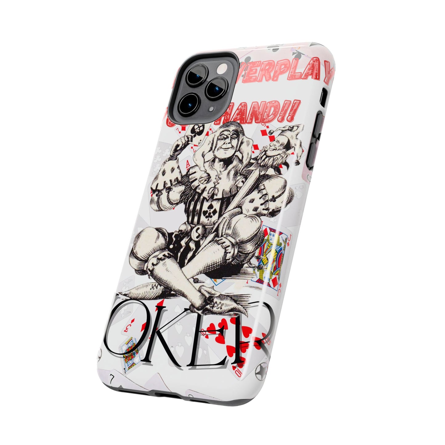 Bold Joker Phone Case - Unique Tough Cover for Gamers, Stylish Protection, Gift for Card Players, Fun Design for Phone Lovers