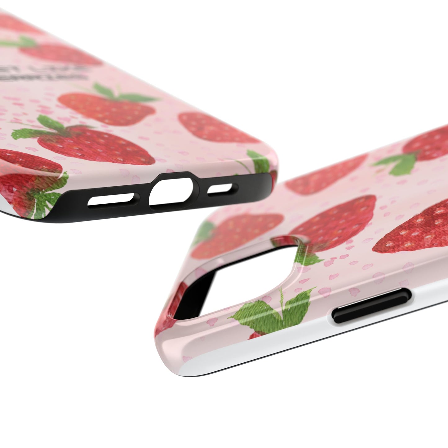 Sweet Like Berries Phone Case, Cute Tough Phone Cases, Berry Pattern Phone Cover, Berry Aesthetic Accessories, Gift for Berry Lovers