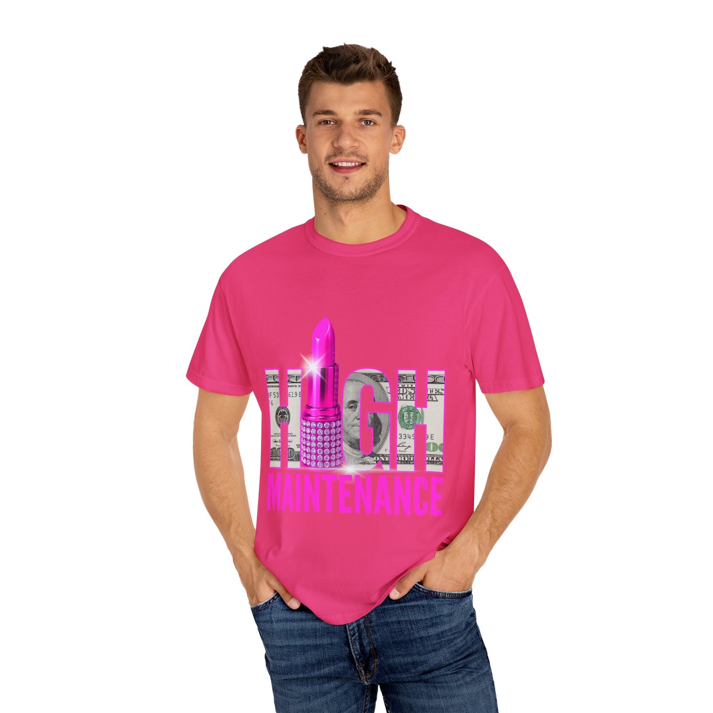 High Maintenance T-Shirt, Trendy Tee for Fashion Lovers, Perfect Gift for Birthdays, Casual Wear, Statement Shirt