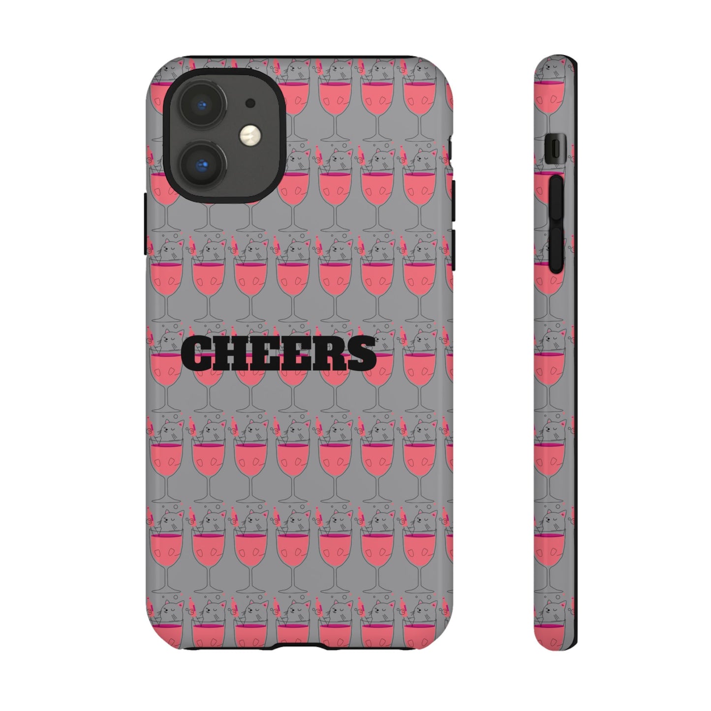 Cheers Phone Case, Fun Protective Case for Party Lovers, Gift for Birthdays, Anniversaries, Graduation, Custom Phone Cover