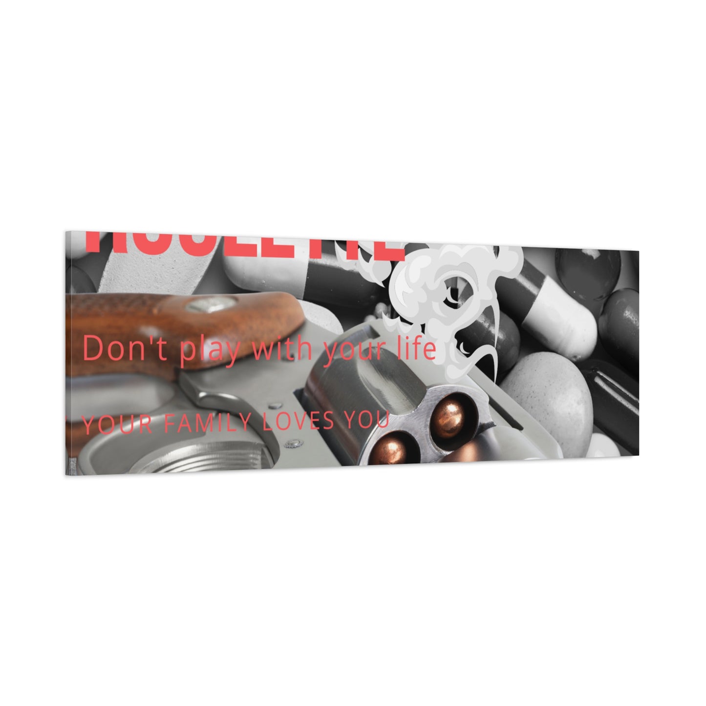 Bold Message Canvas Art, Wall Decor for Awareness, Mental Health Awareness, Home Office Decor, Unique Gift Idea