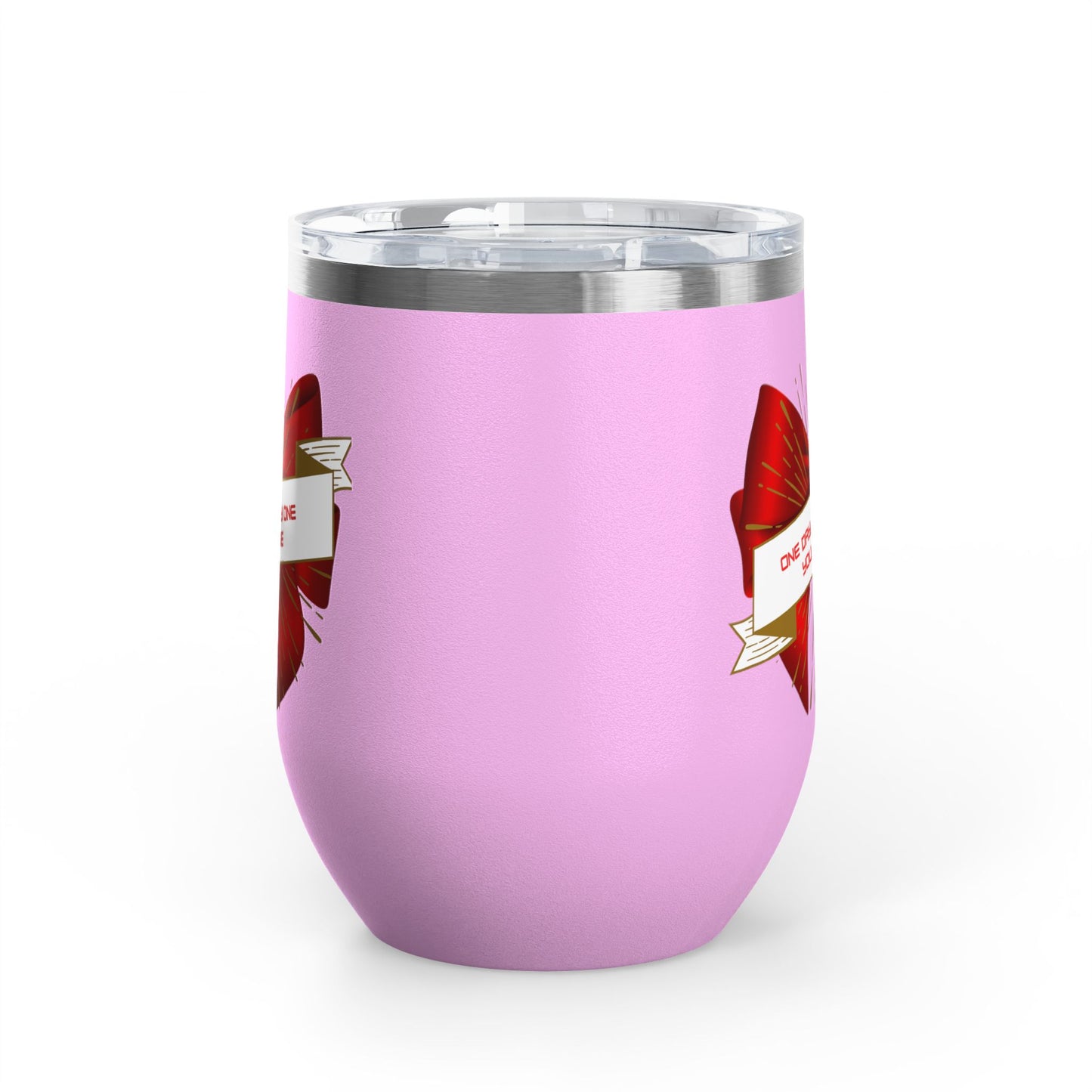 Stylish Wine Tumbler, 12oz - Perfect Gift for Wine Lovers, Celebrations, Birthday, Parties, Stylish Drinkware, One Day or Day One