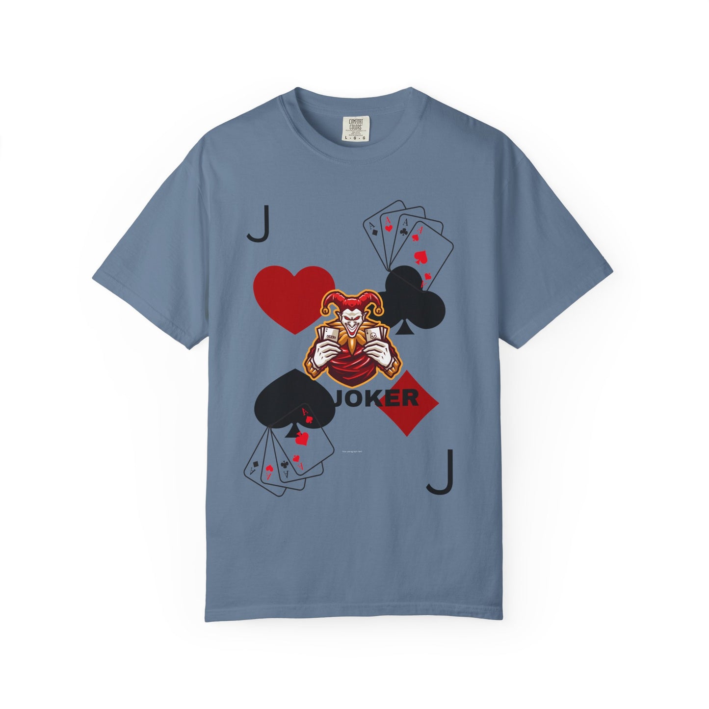 Joker Inspired Unisex Garment-Dyed T-Shirt - Perfect for Gamers, Fun Parties, Costume Events, Casual Wear, Gift Ideas