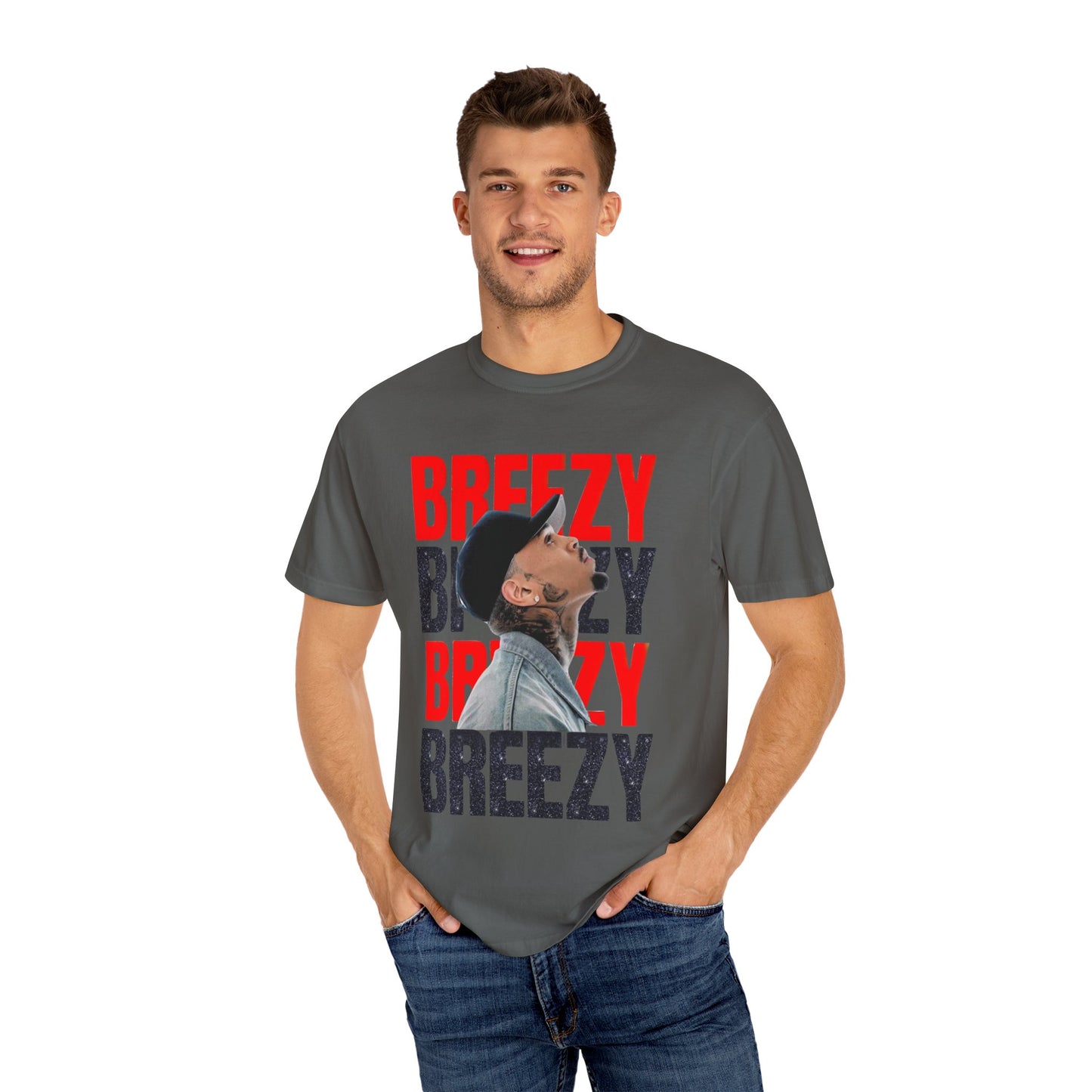 Trendy Unisex Graphic T-Shirt Inspired by Breezy Vibes, Perfect for Casual Wear, Street Fashion, Music Lovers, Gifts