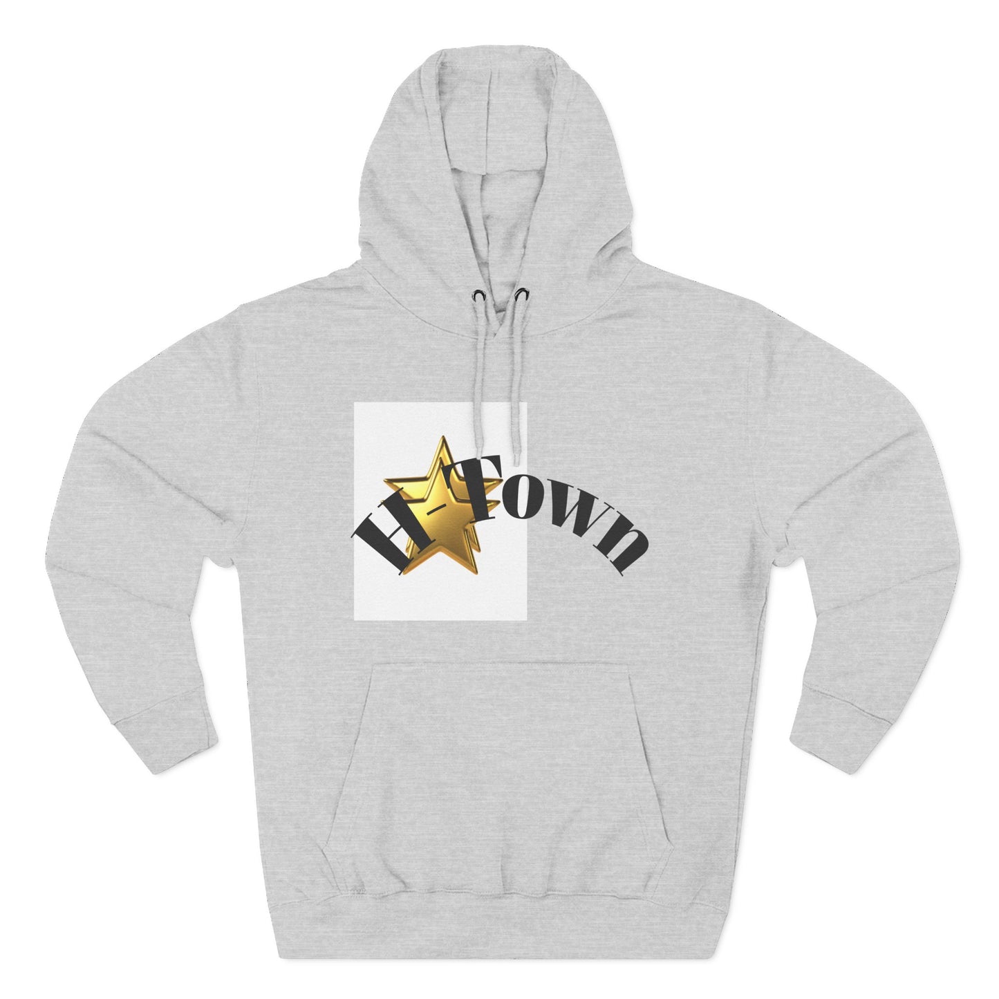 H-Town Fleece Hoodie, Cozy Sweatshirt for Urban Flair, Perfect for Casual Wear, Gifts for Friends, Street Style Essential, Unisex Hoodie