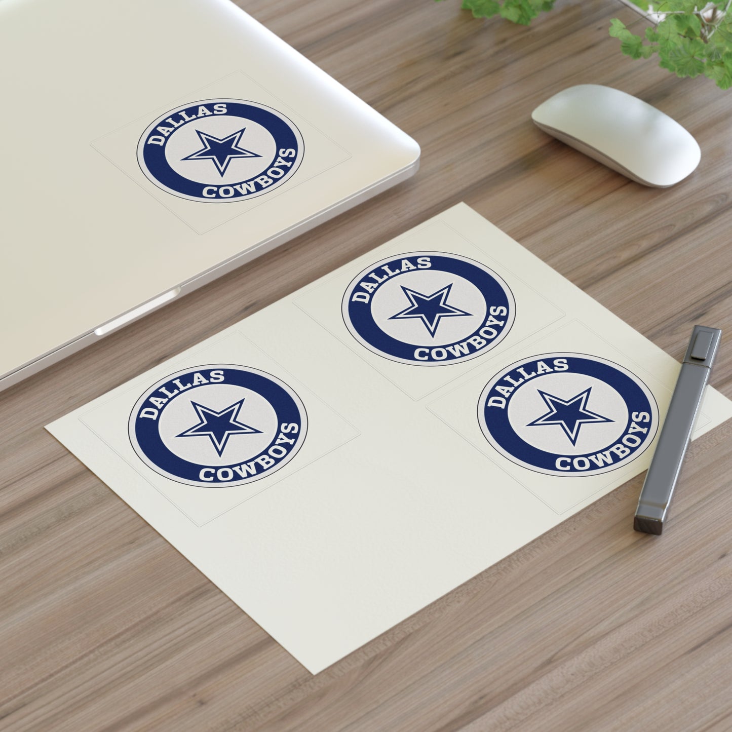 Dallas Cowboys Sticker Sheets, Team Fan Art, NFL Decor, Sports Gifts, Planner Stickers, Scrapbooking Supplies