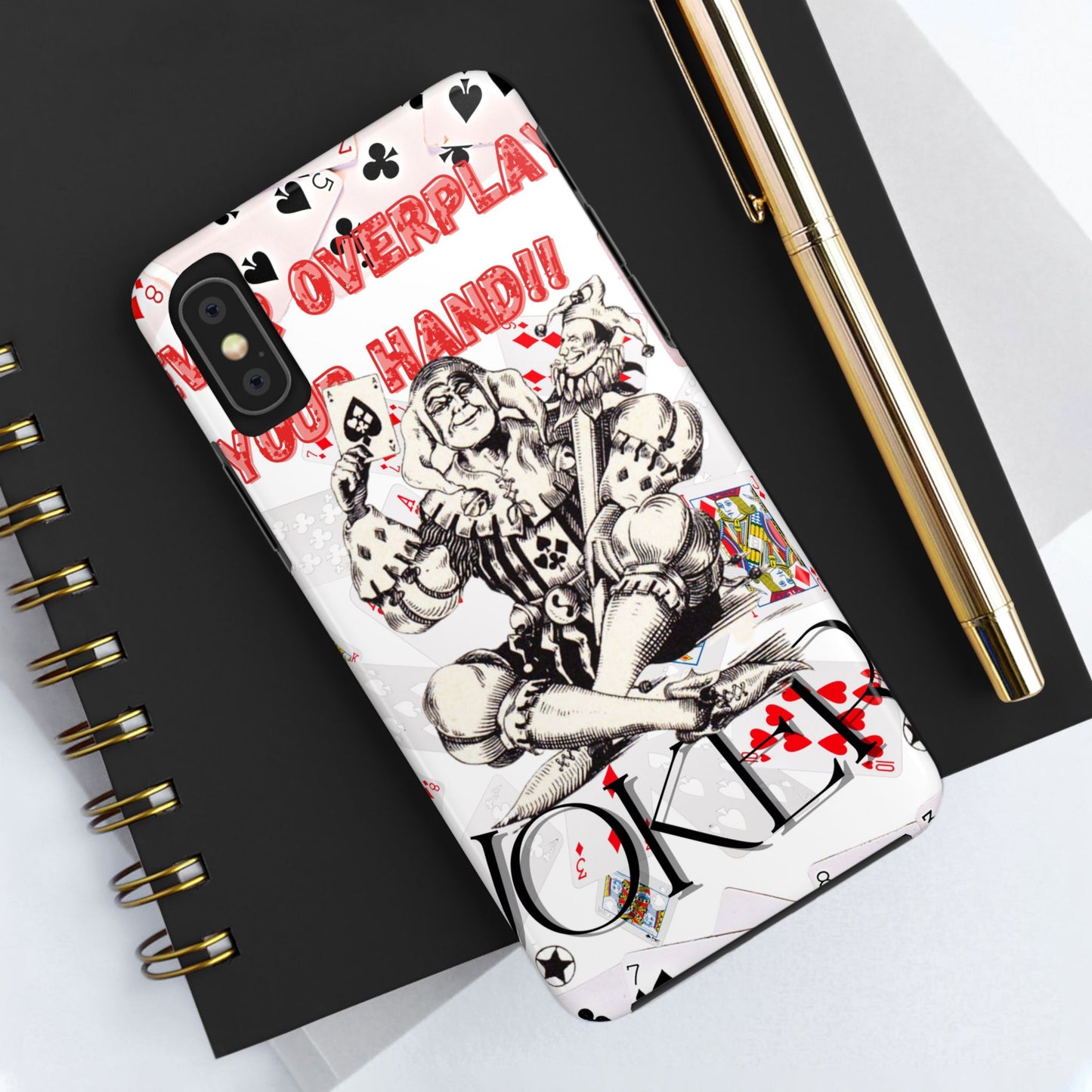Bold Joker Phone Case - Unique Tough Cover for Gamers, Stylish Protection, Gift for Card Players, Fun Design for Phone Lovers
