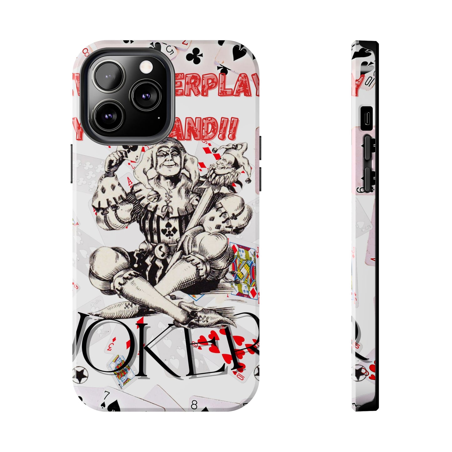 Bold Joker Phone Case - Unique Tough Cover for Gamers, Stylish Protection, Gift for Card Players, Fun Design for Phone Lovers