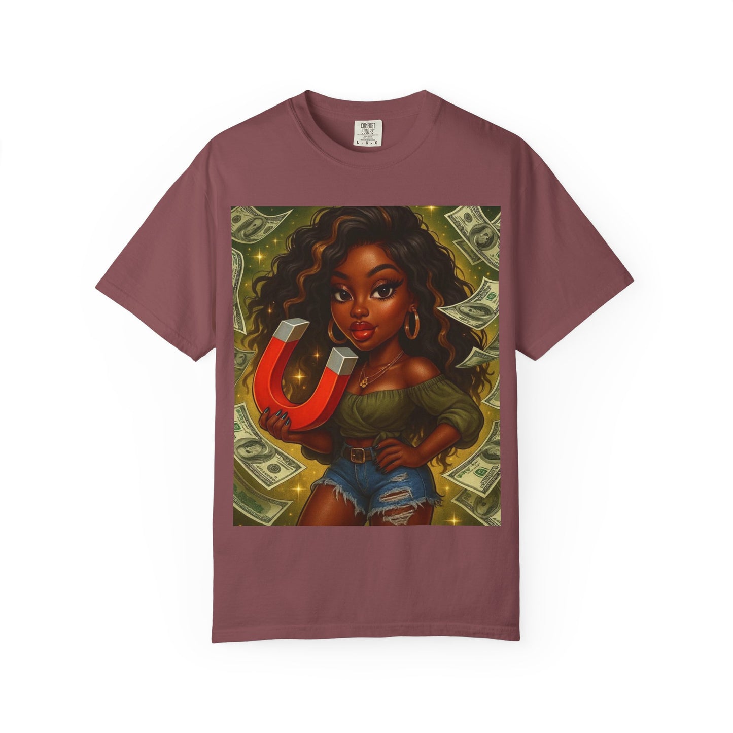 Magnet Money T-Shirt, Unisex Gift, Fashionable Tee, Casual Wear, Unique Graphic Design, Birthday, Motivational Apparel
