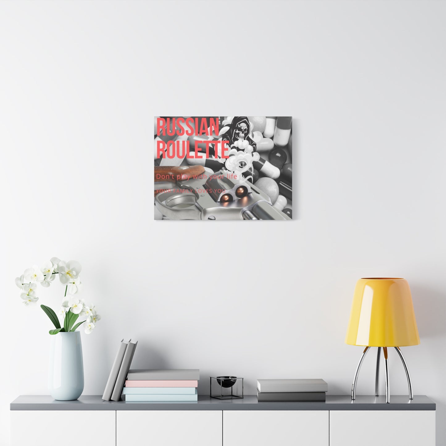 Bold Message Canvas Art, Wall Decor for Awareness, Mental Health Awareness, Home Office Decor, Unique Gift Idea