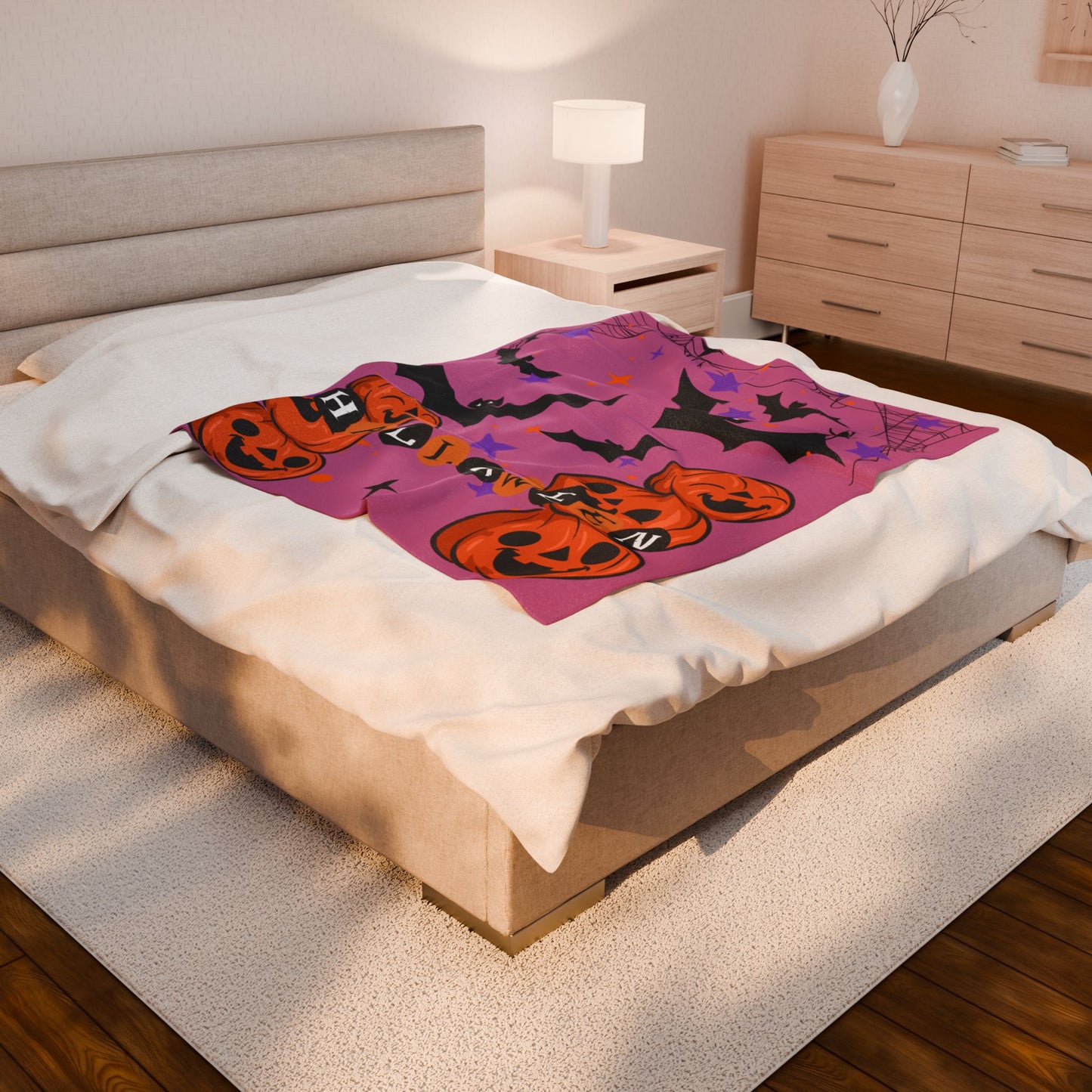 Artistic Velvet Blanket Featuring Beautiful Woman - Cozy Throw for Home Decor, Gift for Her, Boho Decor, Afrocentric Design
