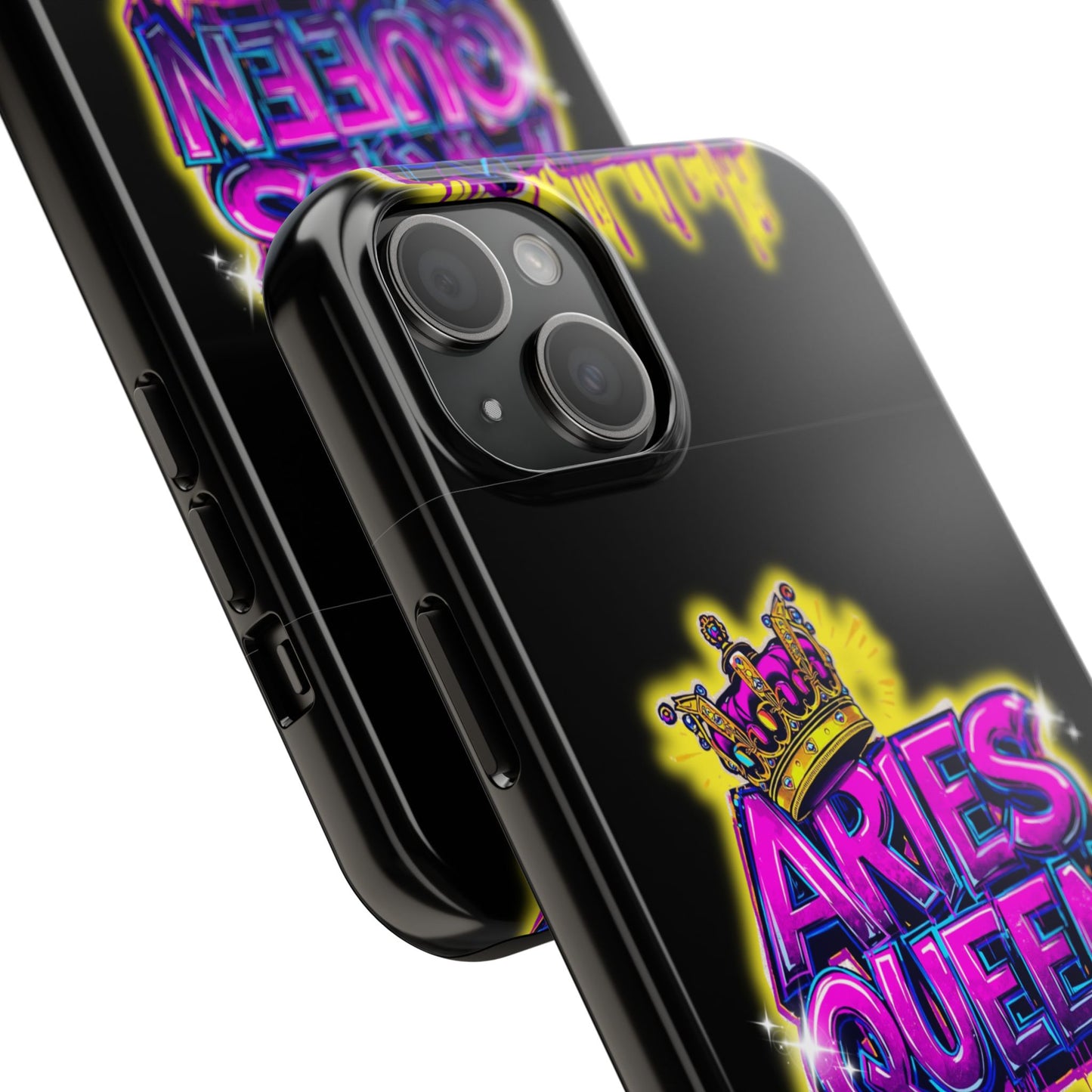 Aries Queen Tough Phone Cases - Vivid Design, Durable Protection, Aries Gifts, Astrology Accessories, Colorful Phone Cover