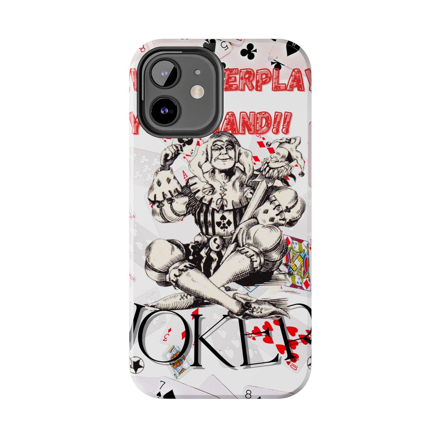 Bold Joker Phone Case - Unique Tough Cover for Gamers, Stylish Protection, Gift for Card Players, Fun Design for Phone Lovers