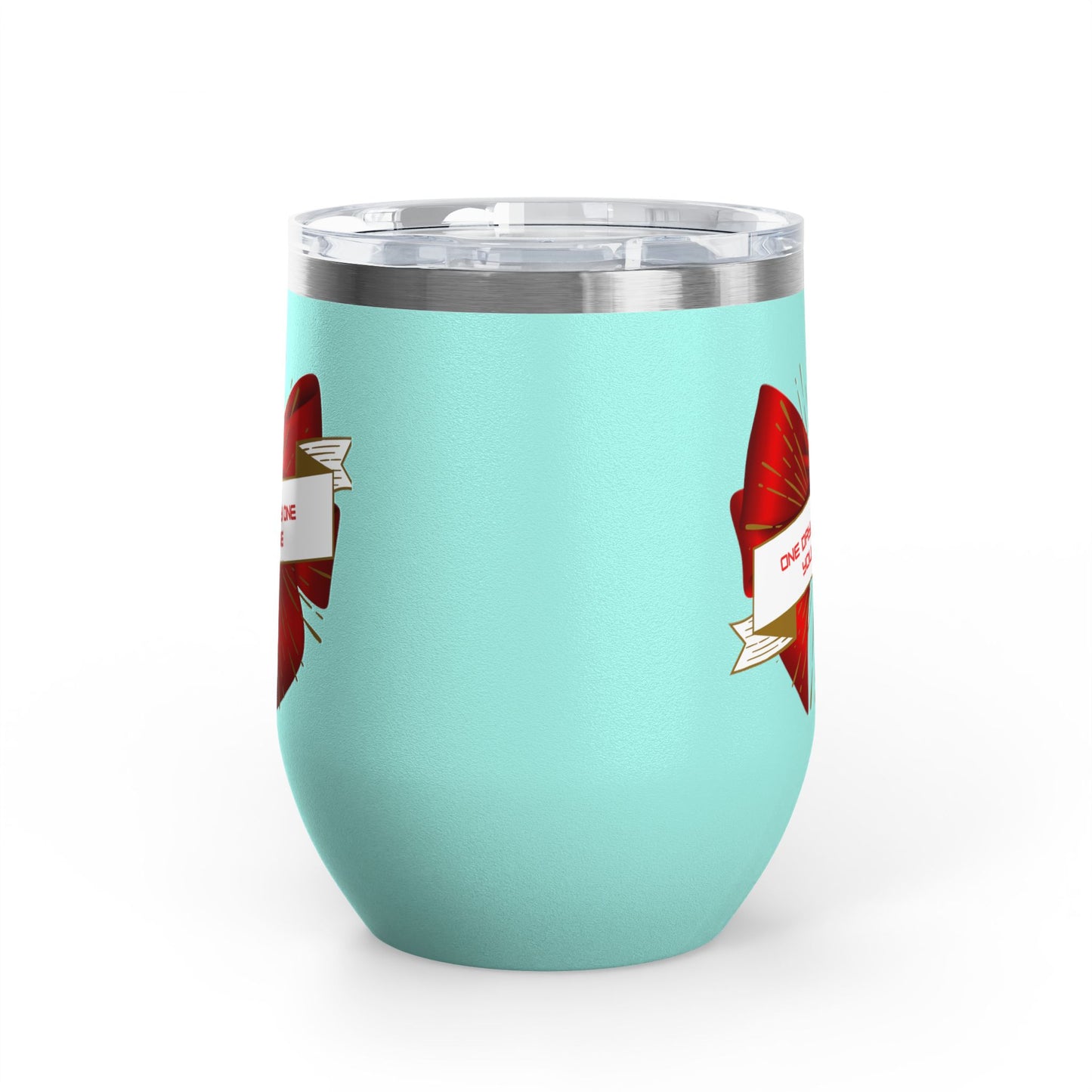 Stylish Wine Tumbler, 12oz - Perfect Gift for Wine Lovers, Celebrations, Birthday, Parties, Stylish Drinkware, One Day or Day One