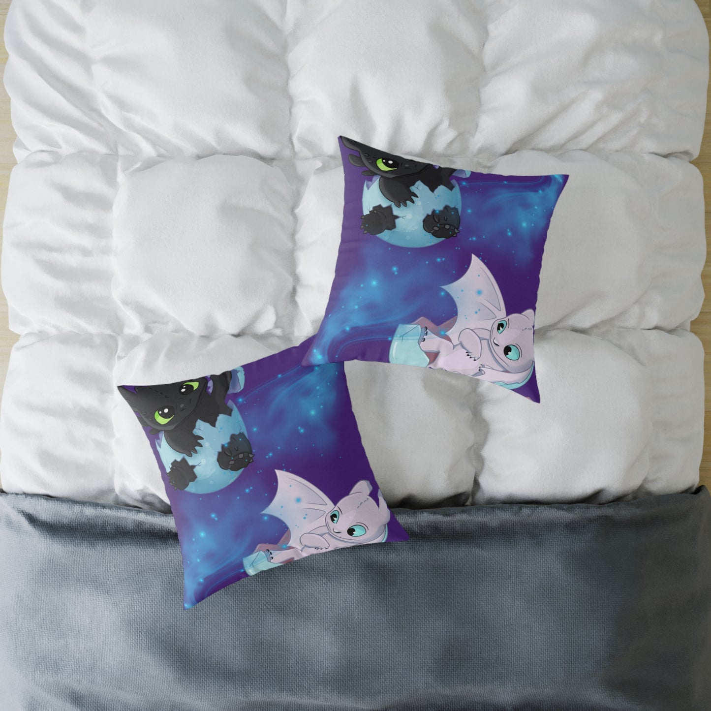 Cute Dragon Themed Decorative Pillow, Kids Room Decor, Fantasy Home Accent, Cozy Throw Pillow, Gift for Dragon Lovers and Fans