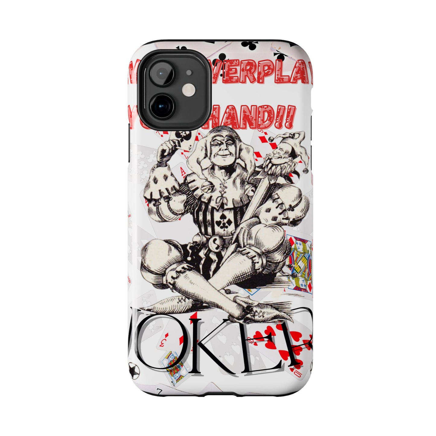 Bold Joker Phone Case - Unique Tough Cover for Gamers, Stylish Protection, Gift for Card Players, Fun Design for Phone Lovers