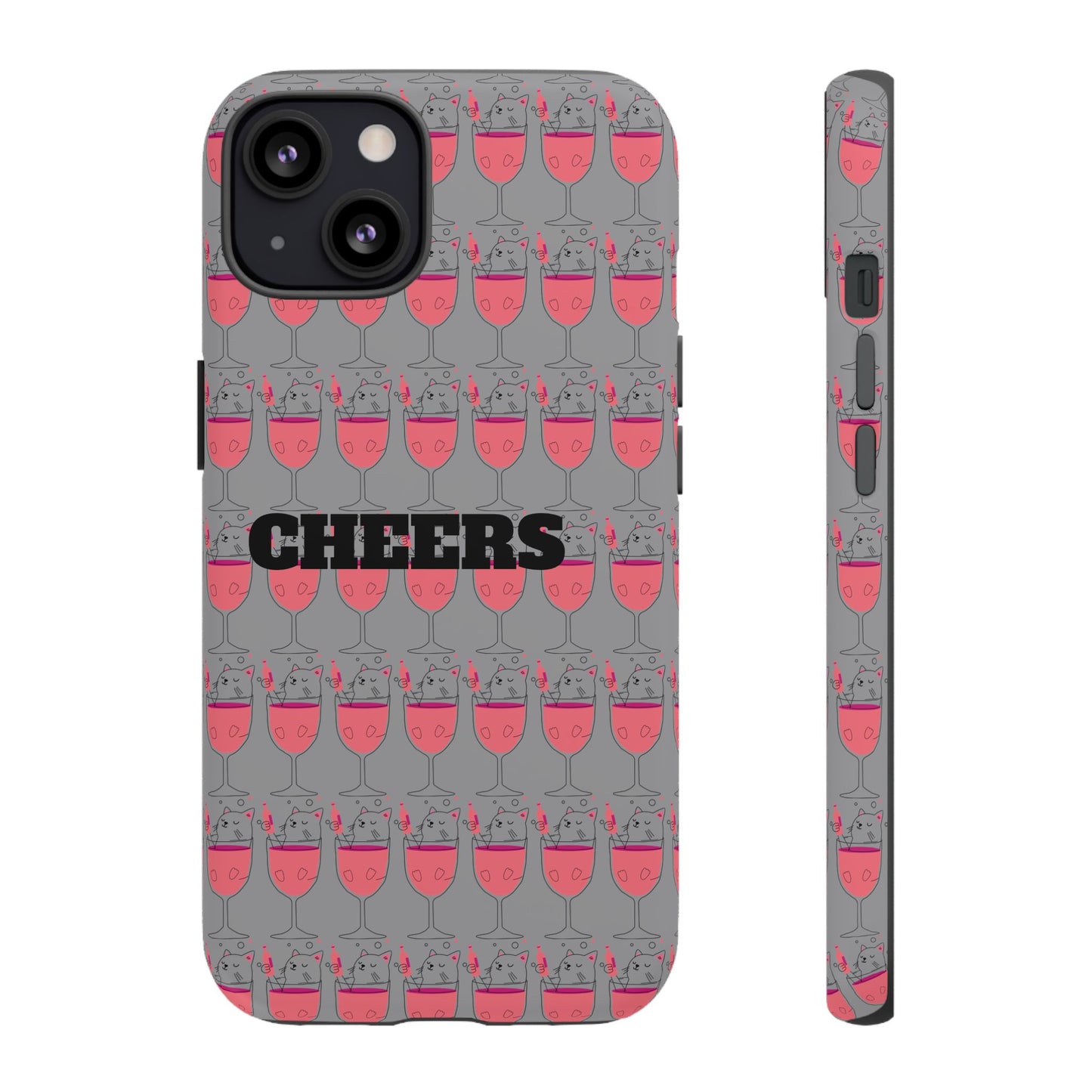 Cheers Phone Case, Fun Protective Case for Party Lovers, Gift for Birthdays, Anniversaries, Graduation, Custom Phone Cover