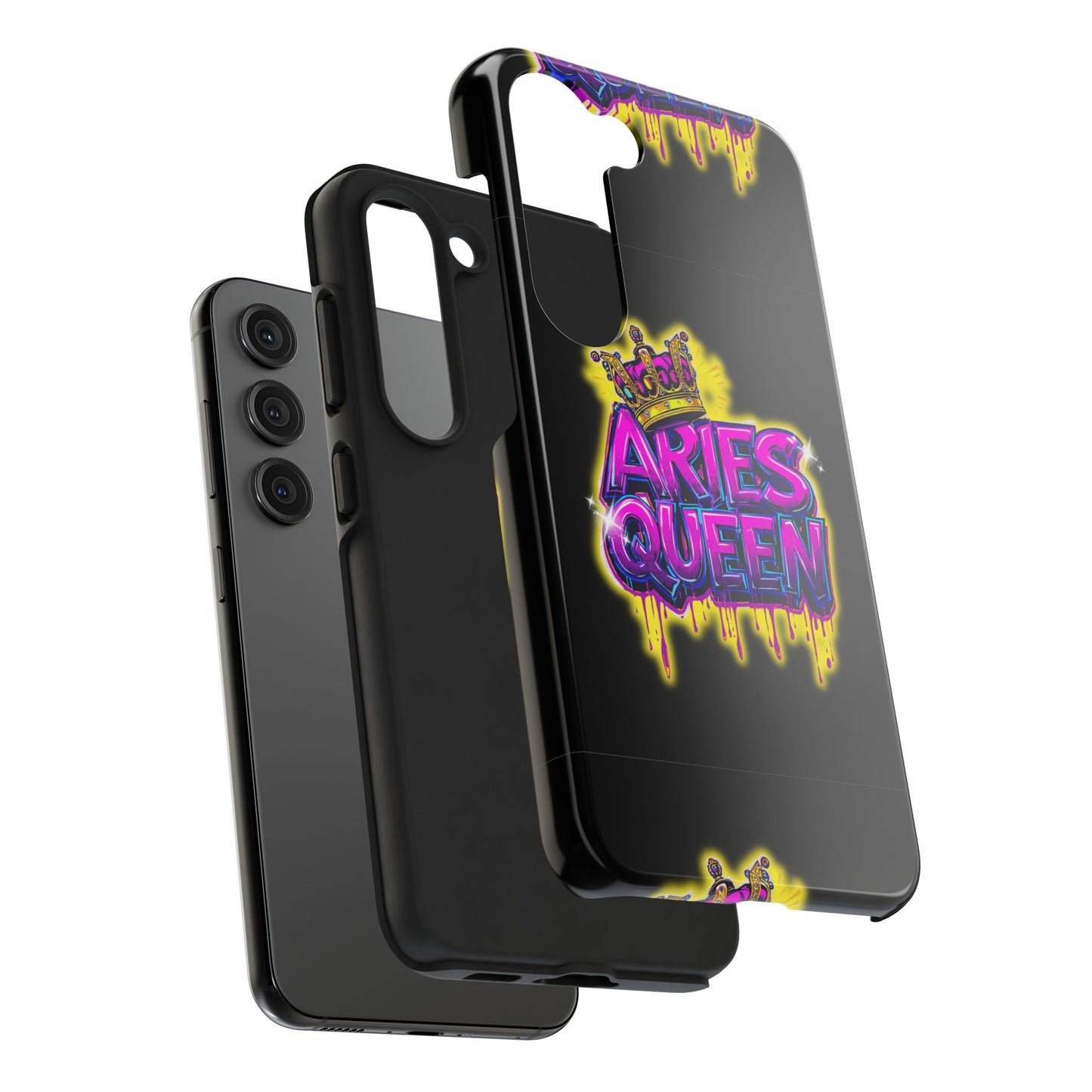 Aries Queen Tough Phone Cases - Vivid Design, Durable Protection, Aries Gifts, Astrology Accessories, Colorful Phone Cover