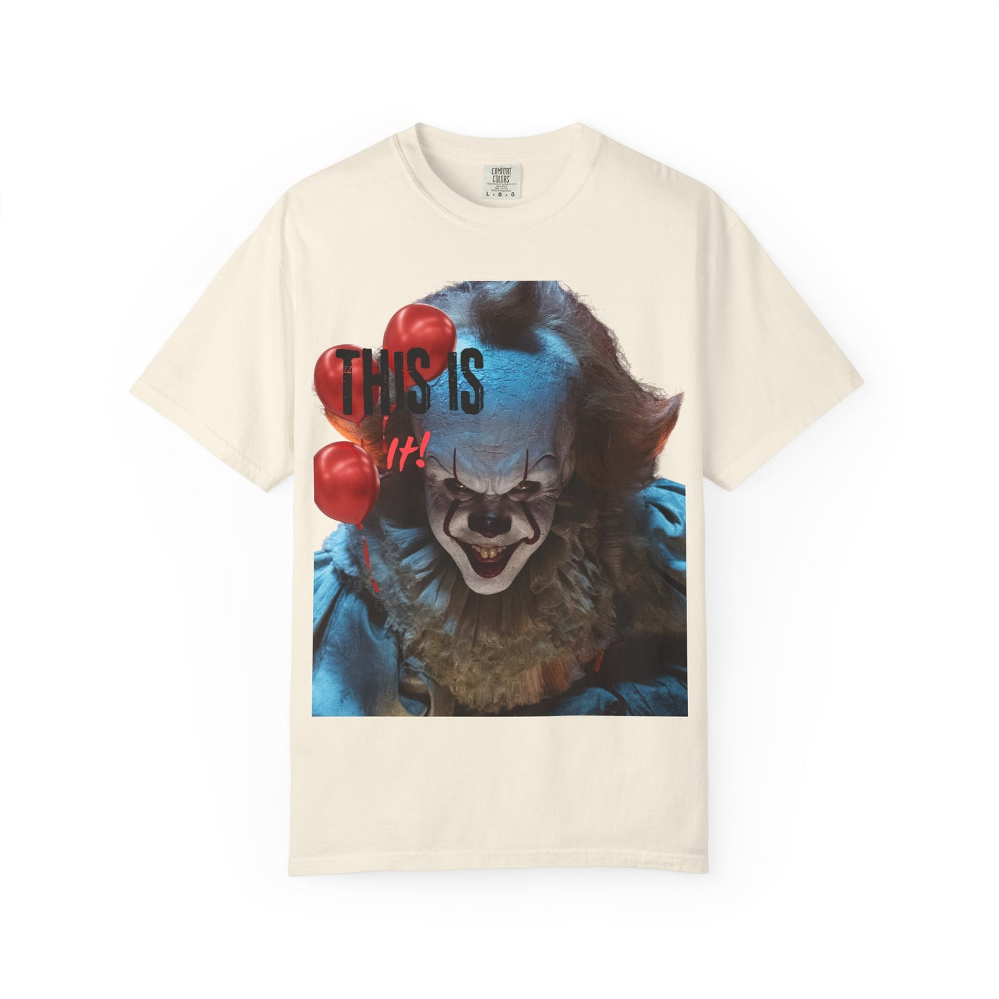 Creepy Clown Graphic Tee - Perfect for Halloween, Horror Movie Lovers, Unisex Gift, Casual Wear, Spooky Events