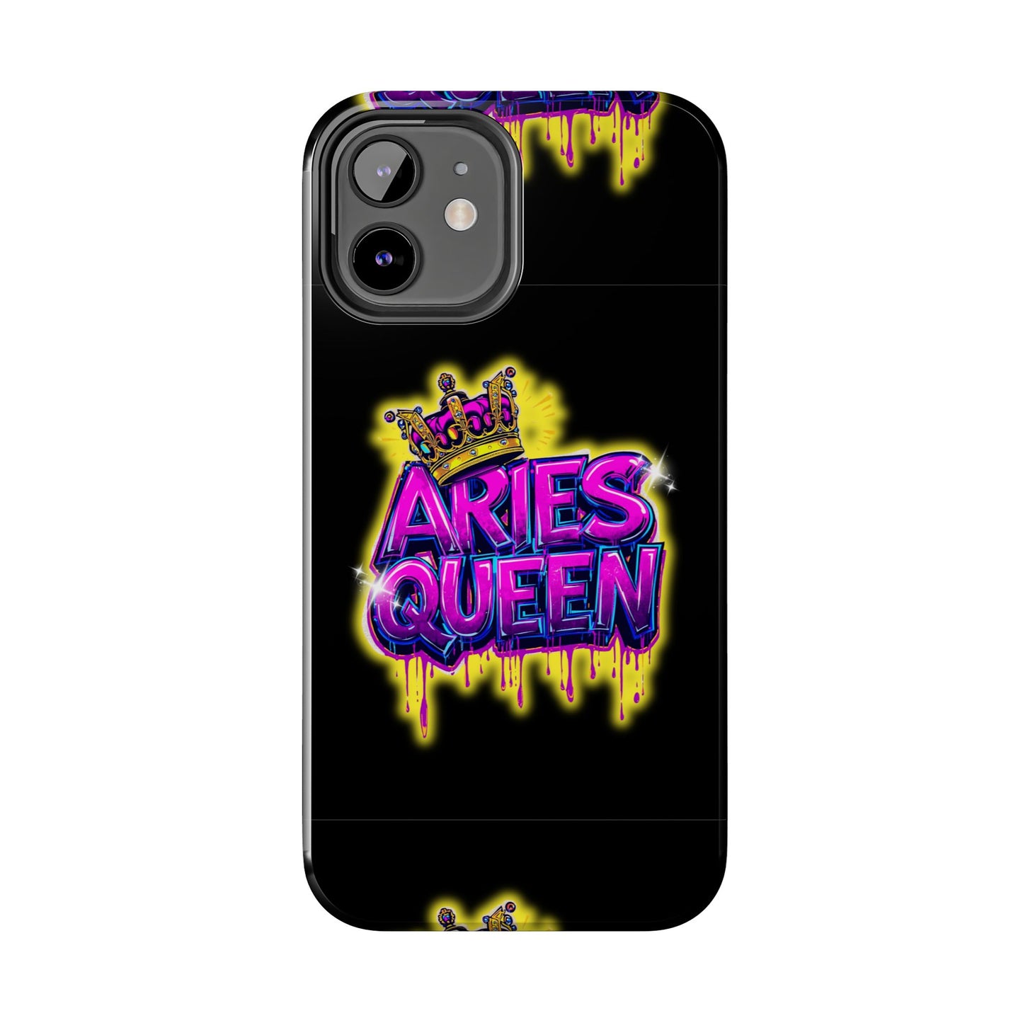 Aries Queen Tough Phone Cases - Vivid Design, Durable Protection, Aries Gifts, Astrology Accessories, Colorful Phone Cover