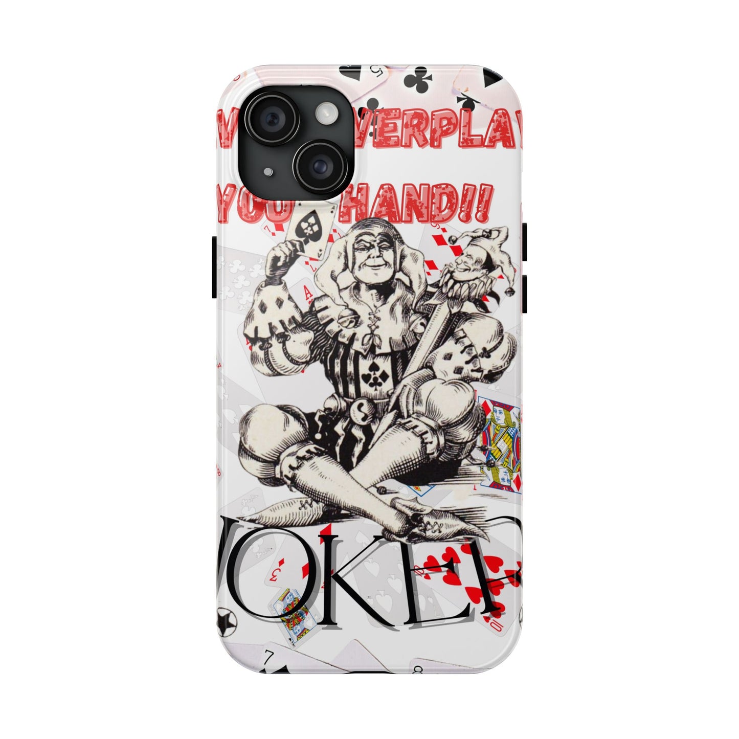 Bold Joker Phone Case - Unique Tough Cover for Gamers, Stylish Protection, Gift for Card Players, Fun Design for Phone Lovers