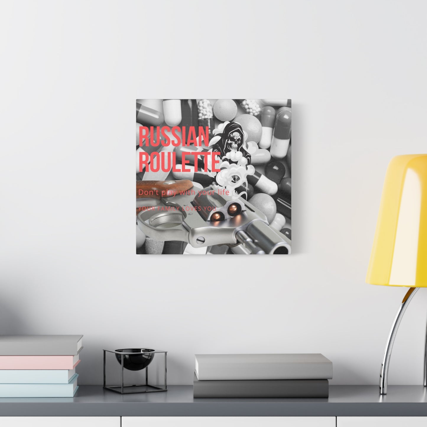 Bold Message Canvas Art, Wall Decor for Awareness, Mental Health Awareness, Home Office Decor, Unique Gift Idea