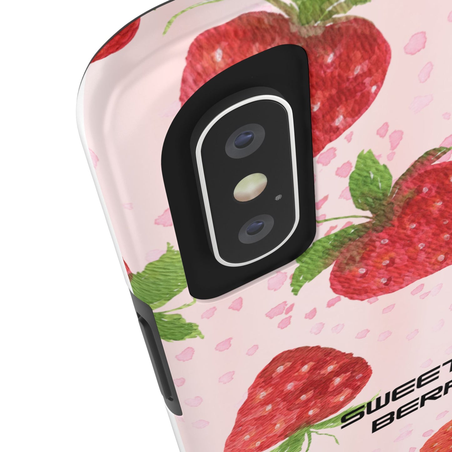 Sweet Like Berries Phone Case, Cute Tough Phone Cases, Berry Pattern Phone Cover, Berry Aesthetic Accessories, Gift for Berry Lovers