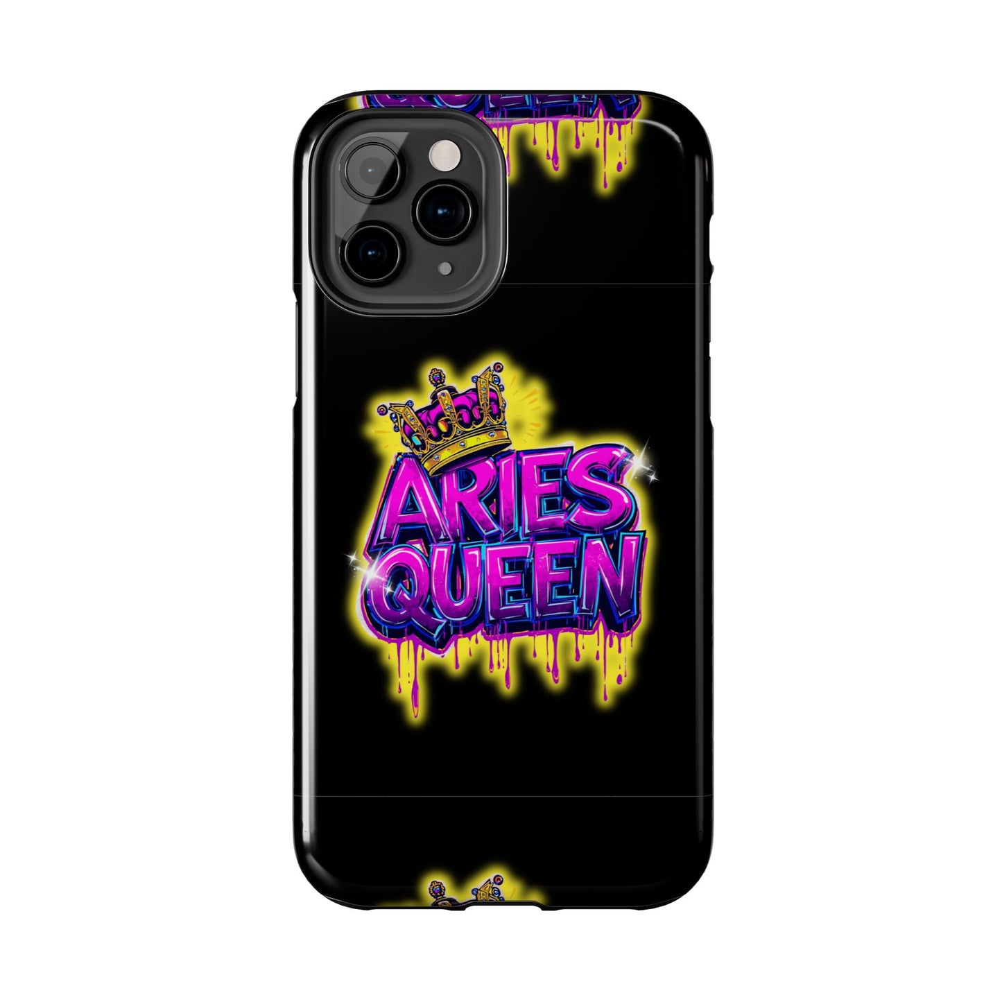 Aries Queen Tough Phone Cases - Vivid Design, Durable Protection, Aries Gifts, Astrology Accessories, Colorful Phone Cover