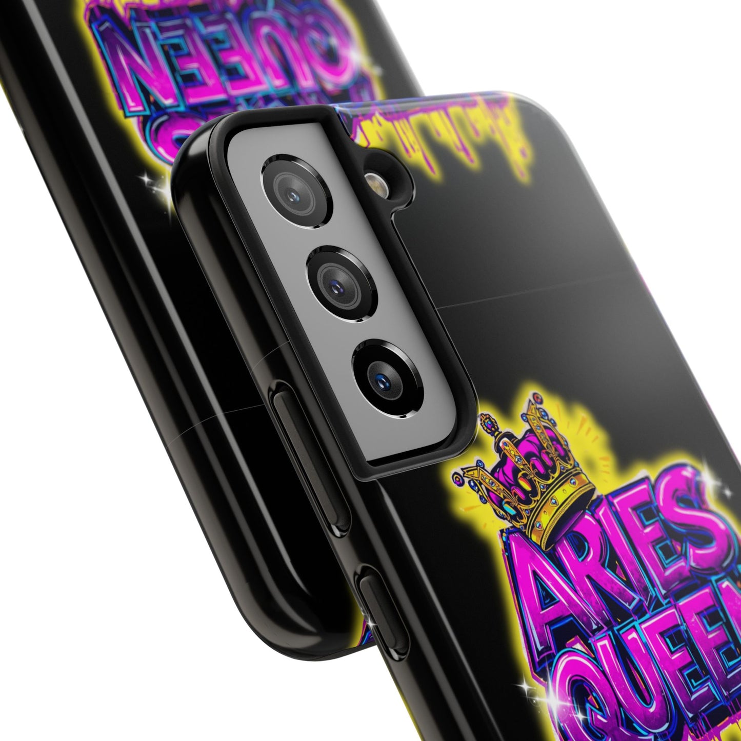 Aries Queen Tough Phone Cases - Vivid Design, Durable Protection, Aries Gifts, Astrology Accessories, Colorful Phone Cover