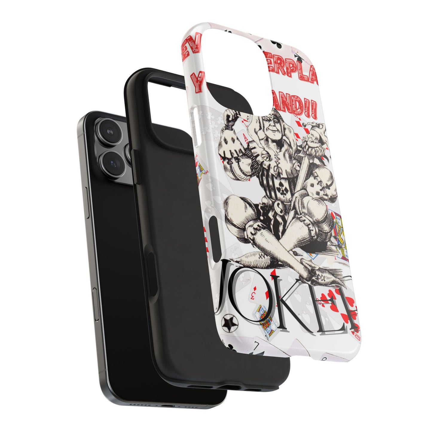 Bold Joker Phone Case - Unique Tough Cover for Gamers, Stylish Protection, Gift for Card Players, Fun Design for Phone Lovers