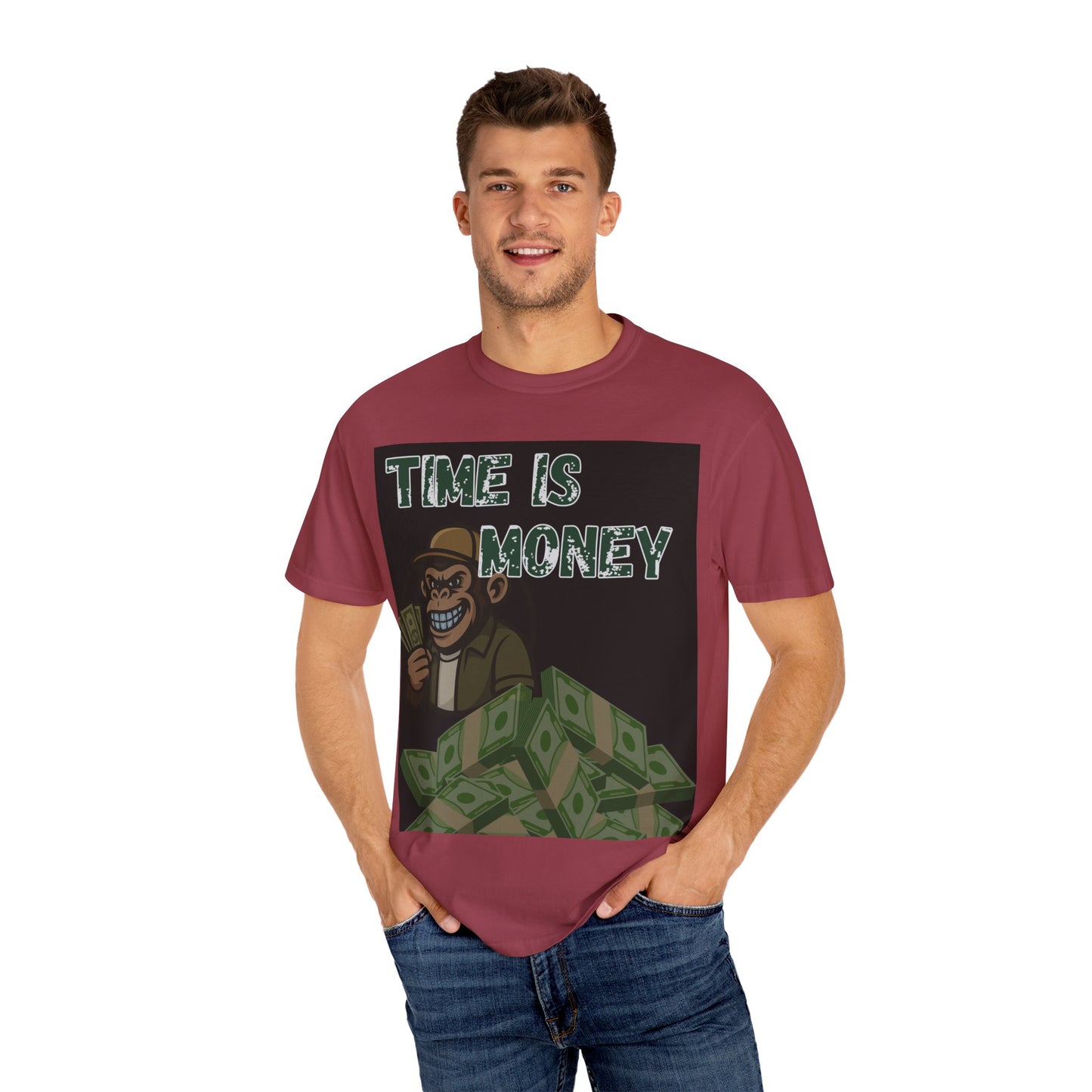 Money Motivation T-Shirt, Funny Graphic Tee, Casual Wear, Gift for Him, Relaxed Fit Unisex Top, Streetwear Style