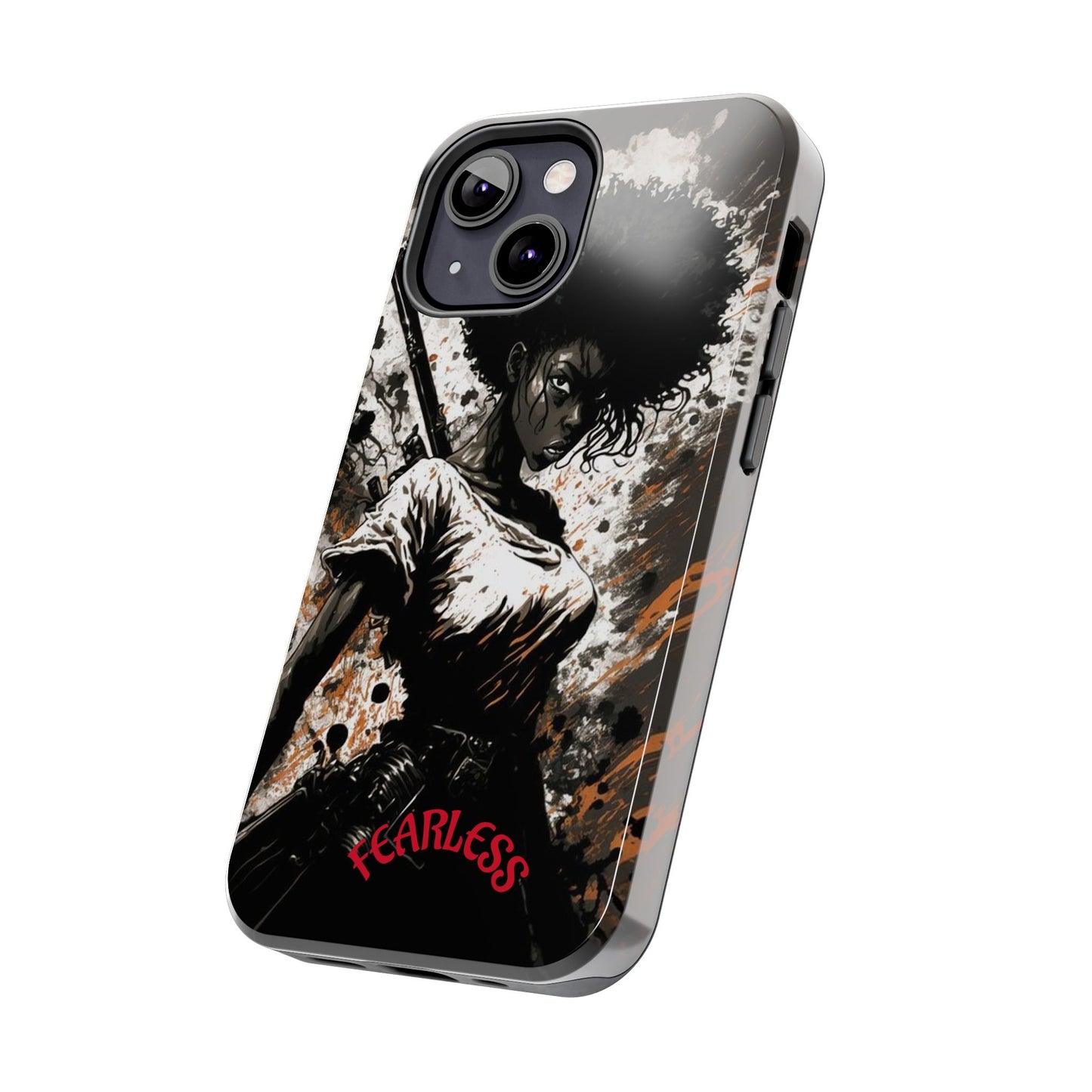 Fearless Tough Phone Cases for Adventurers, Unique Gifts for Him/Her, Durable Phone Accessories, Art-inspired Cases, Stylish Protection