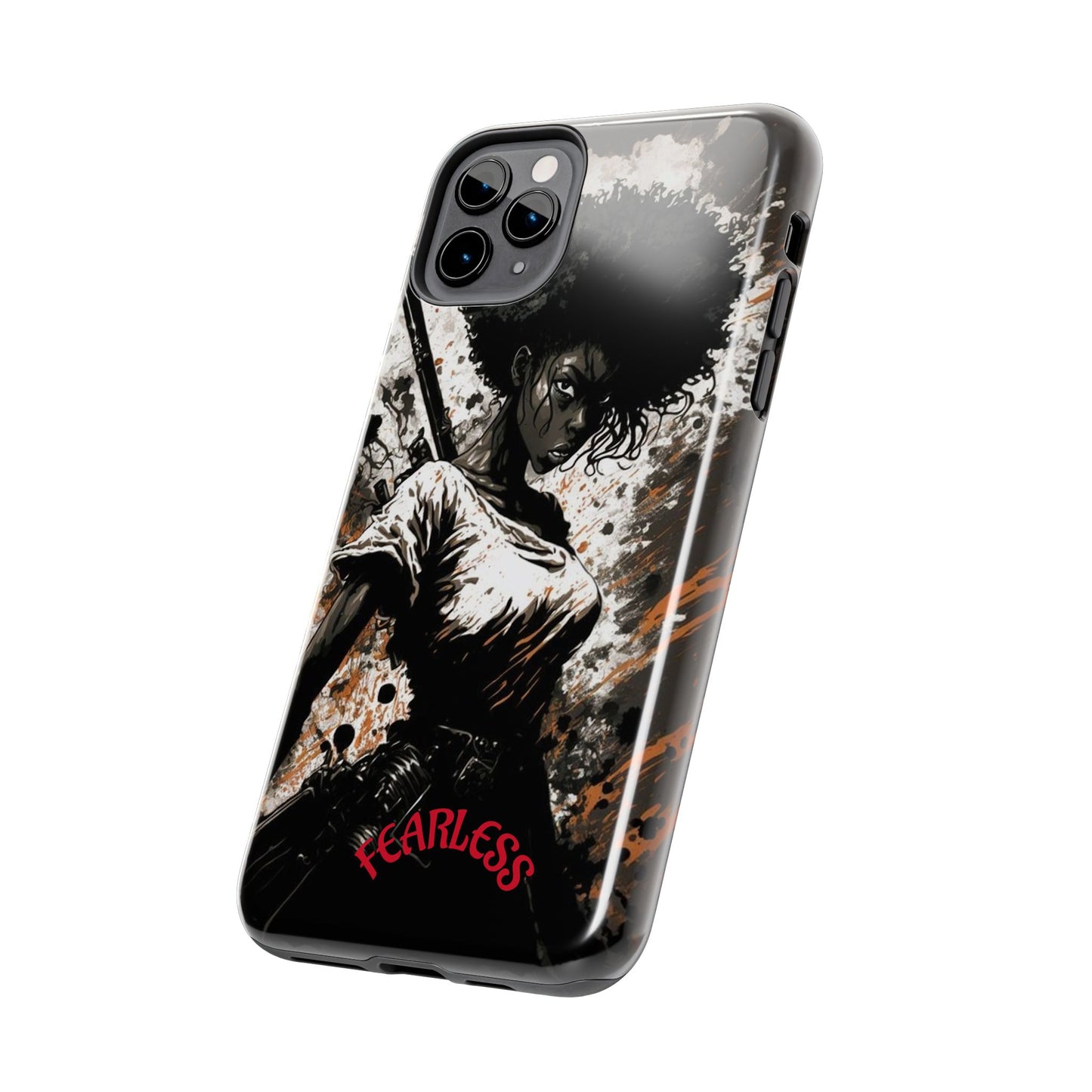 Fearless Tough Phone Cases for Adventurers, Unique Gifts for Him/Her, Durable Phone Accessories, Art-inspired Cases, Stylish Protection