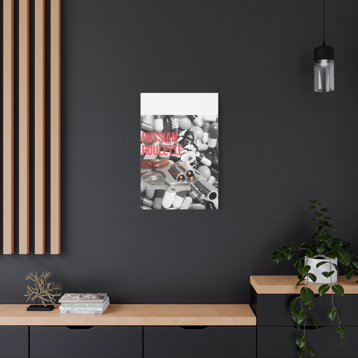 Bold Message Canvas Art, Wall Decor for Awareness, Mental Health Awareness, Home Office Decor, Unique Gift Idea