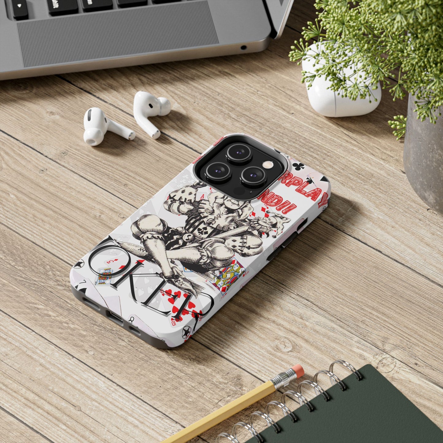 Bold Joker Phone Case - Unique Tough Cover for Gamers, Stylish Protection, Gift for Card Players, Fun Design for Phone Lovers