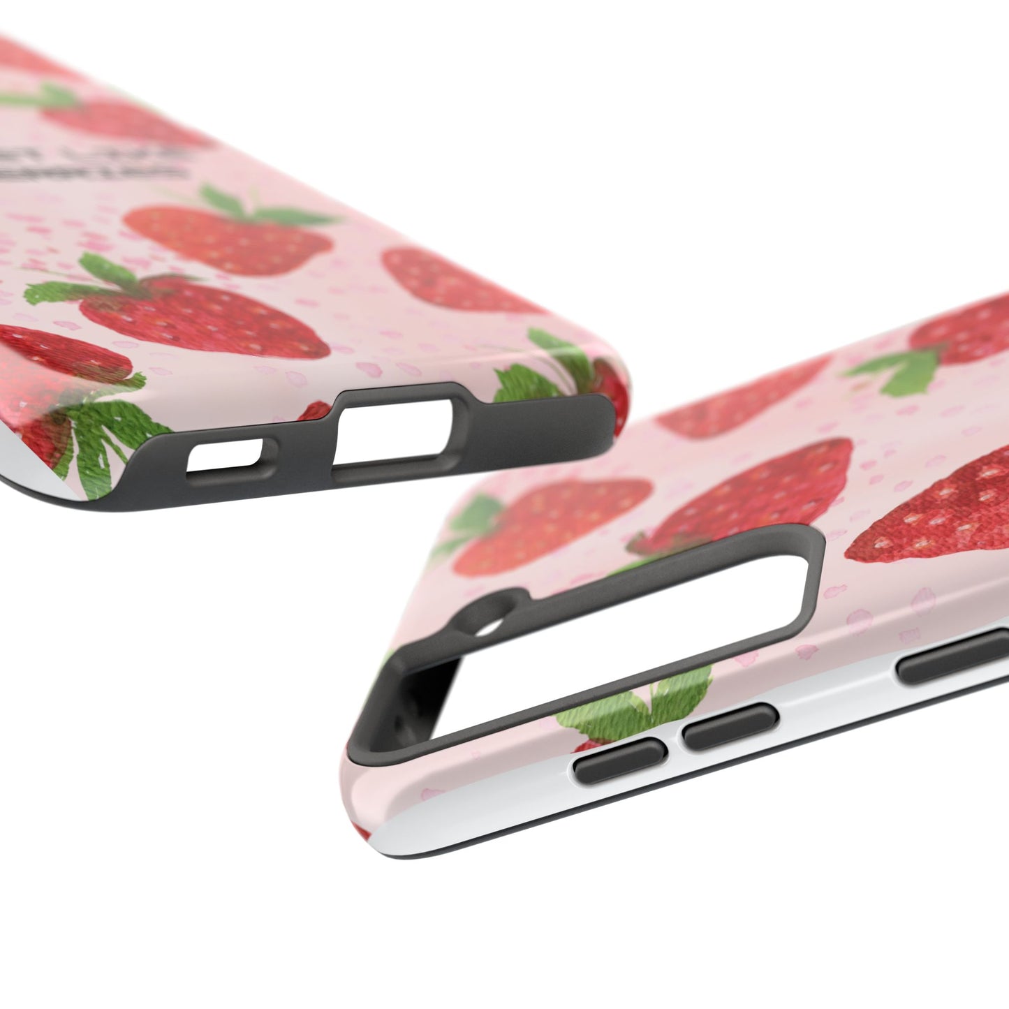 Sweet Like Berries Phone Case, Cute Tough Phone Cases, Berry Pattern Phone Cover, Berry Aesthetic Accessories, Gift for Berry Lovers