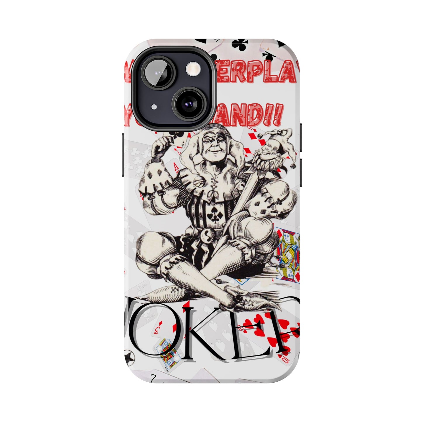 Bold Joker Phone Case - Unique Tough Cover for Gamers, Stylish Protection, Gift for Card Players, Fun Design for Phone Lovers