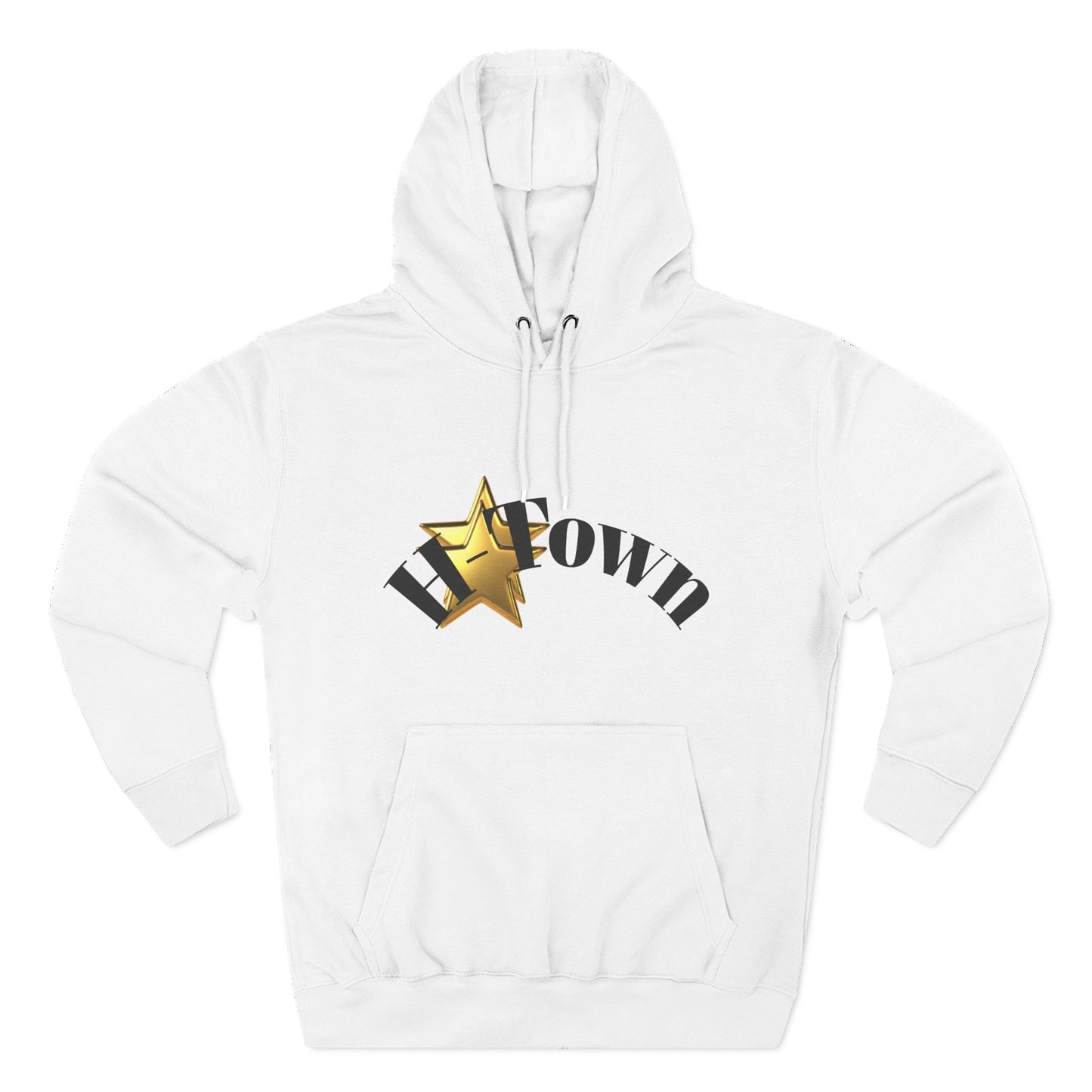 H-Town Fleece Hoodie, Cozy Sweatshirt for Urban Flair, Perfect for Casual Wear, Gifts for Friends, Street Style Essential, Unisex Hoodie