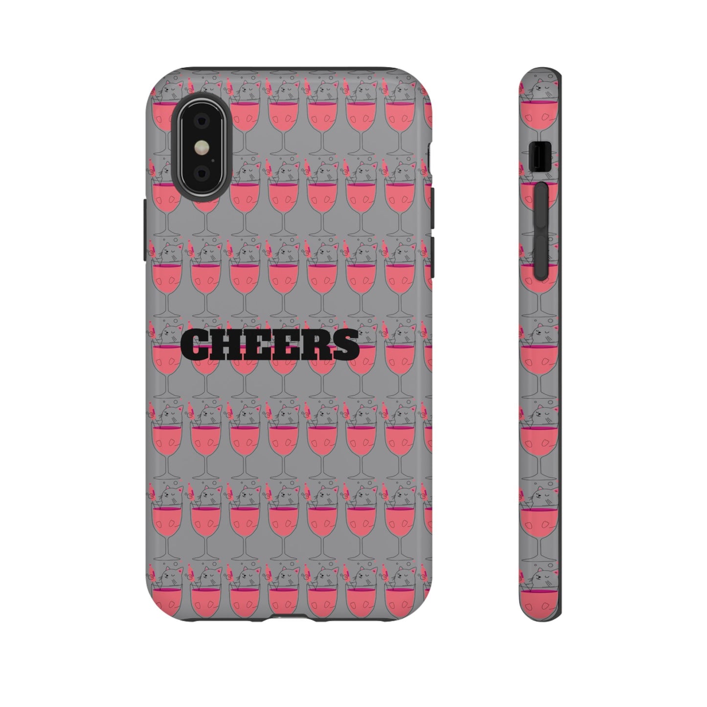 Cheers Phone Case, Fun Protective Case for Party Lovers, Gift for Birthdays, Anniversaries, Graduation, Custom Phone Cover