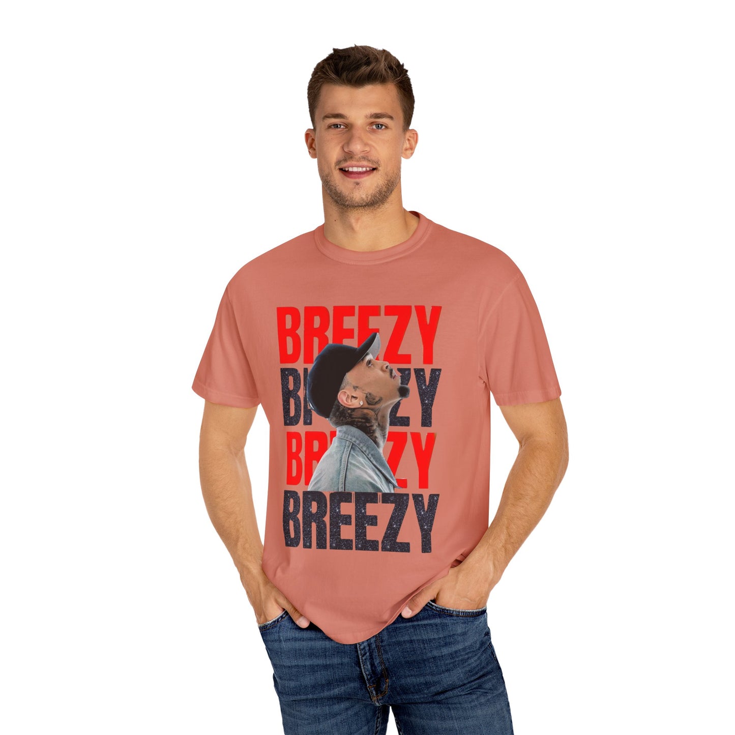 Trendy Unisex Graphic T-Shirt Inspired by Breezy Vibes, Perfect for Casual Wear, Street Fashion, Music Lovers, Gifts