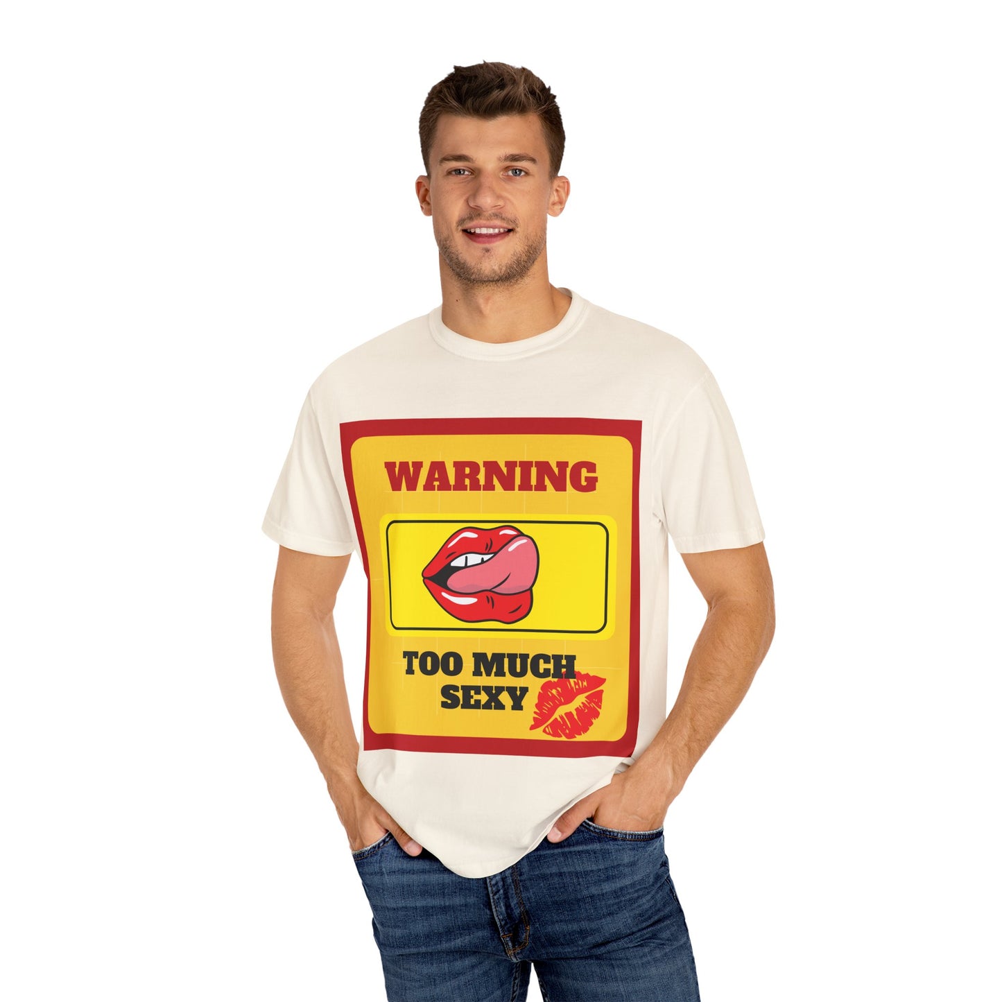 Playful Warning T-shirt, Casual Unisex Tee, Summer Outfit, Gift for Her, Fun Graphic Shirt, Bold Statement Clothing