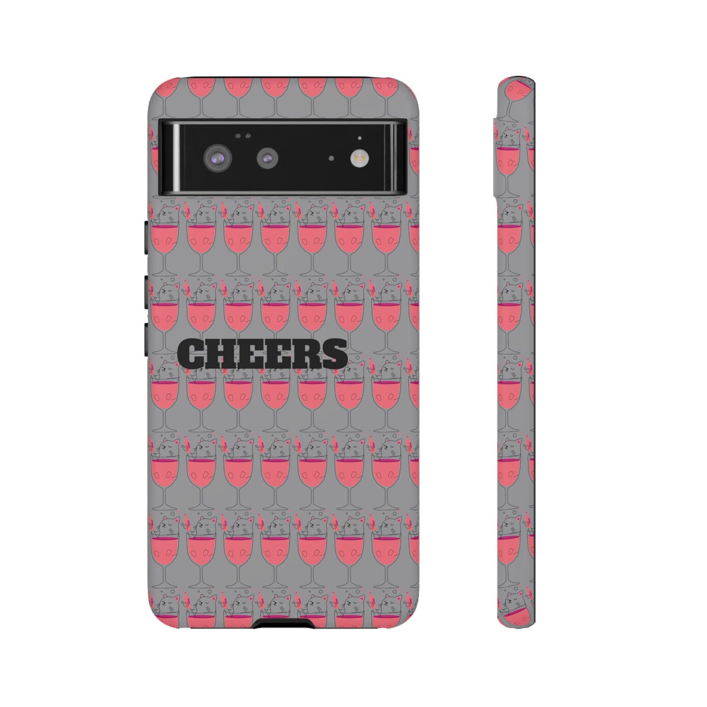 Cheers Phone Case, Fun Protective Case for Party Lovers, Gift for Birthdays, Anniversaries, Graduation, Custom Phone Cover